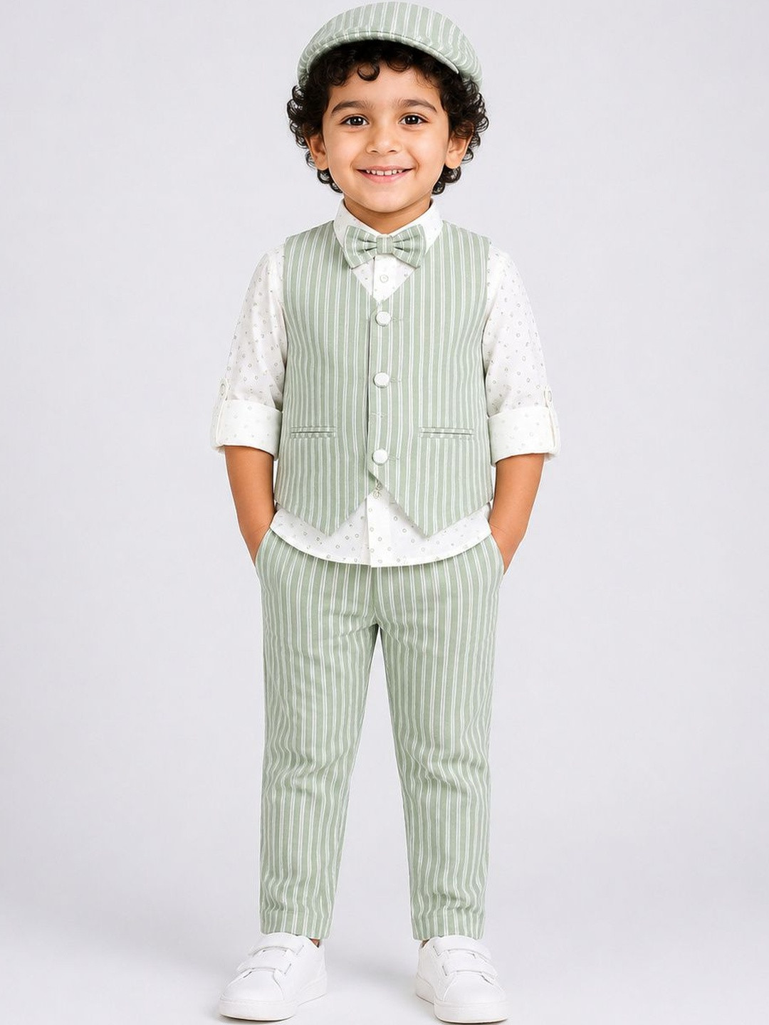 Allkind Boys Printed Shirt with Trousers