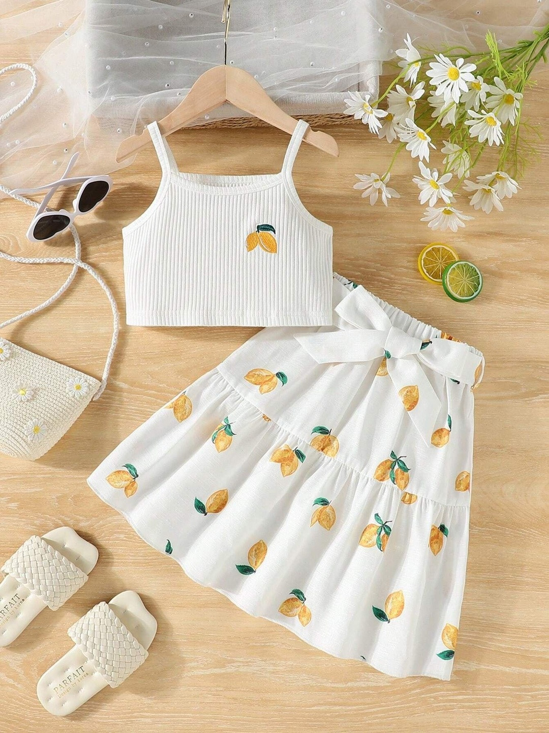 LAXNEEP Girls Top with Skirt