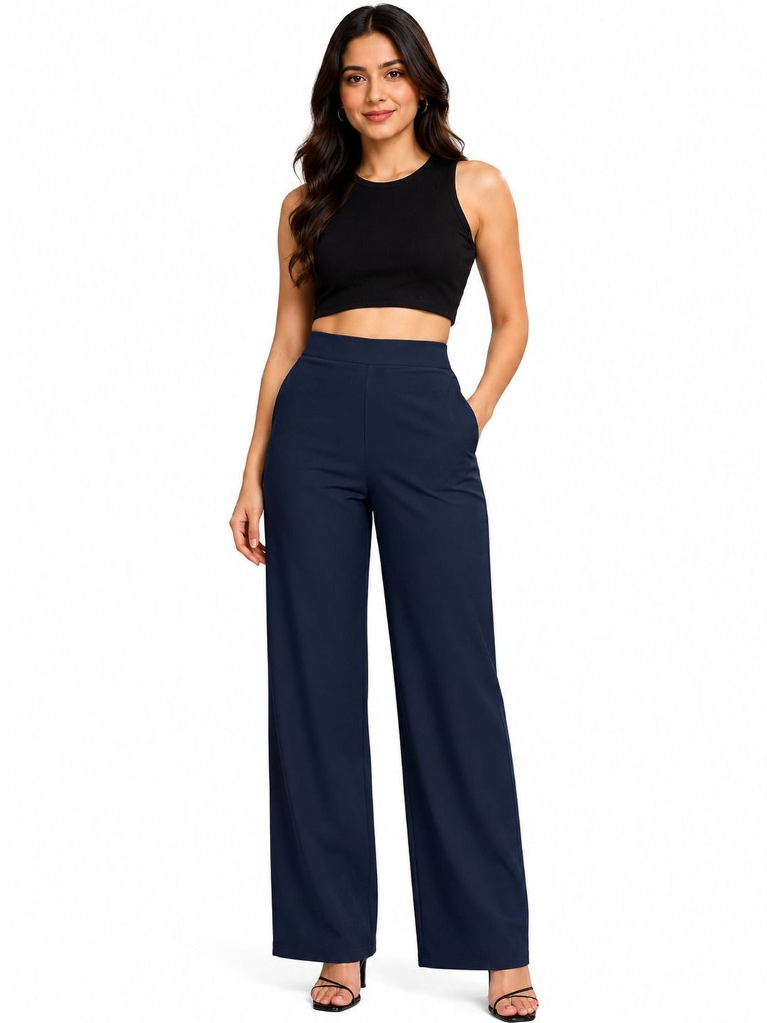 Zeavi Women Relaxed High-Rise Trousers