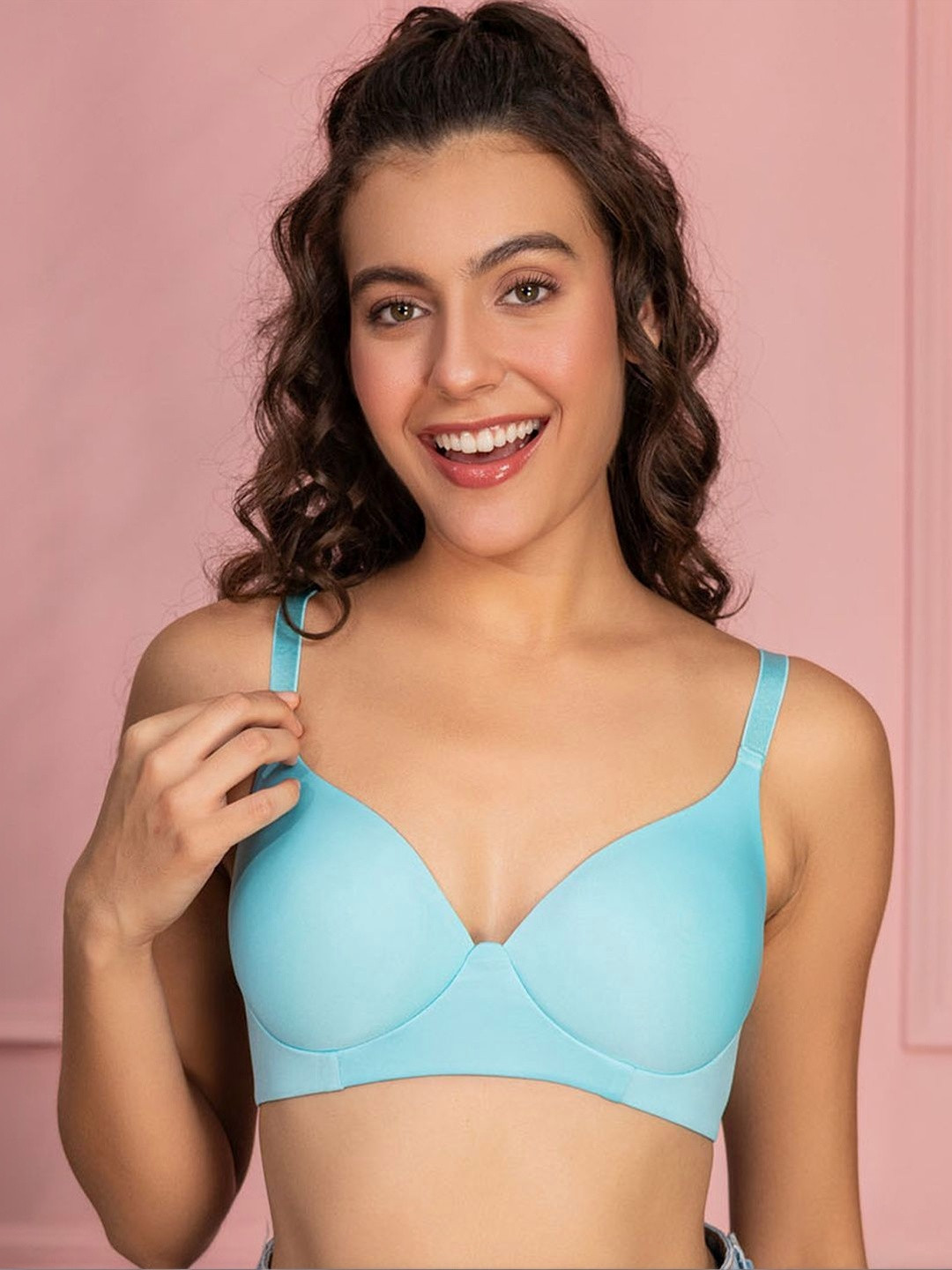 Chelvet Lightly Padded Soft Deep Coverage Bra