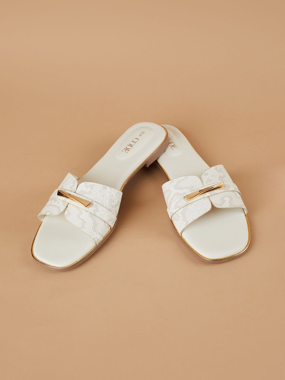 CODE by Lifestyle Women PU Shoe-Style Sandals