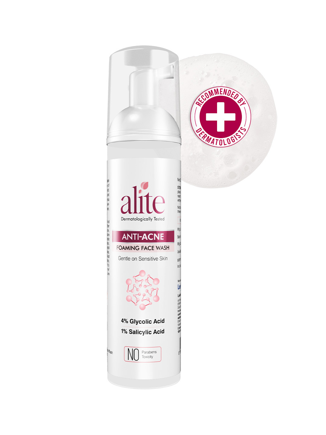 Alite Anti-Acne 5-in-1 Foaming Face Wash with Salicylic Acid for All Skin Types - 60ml