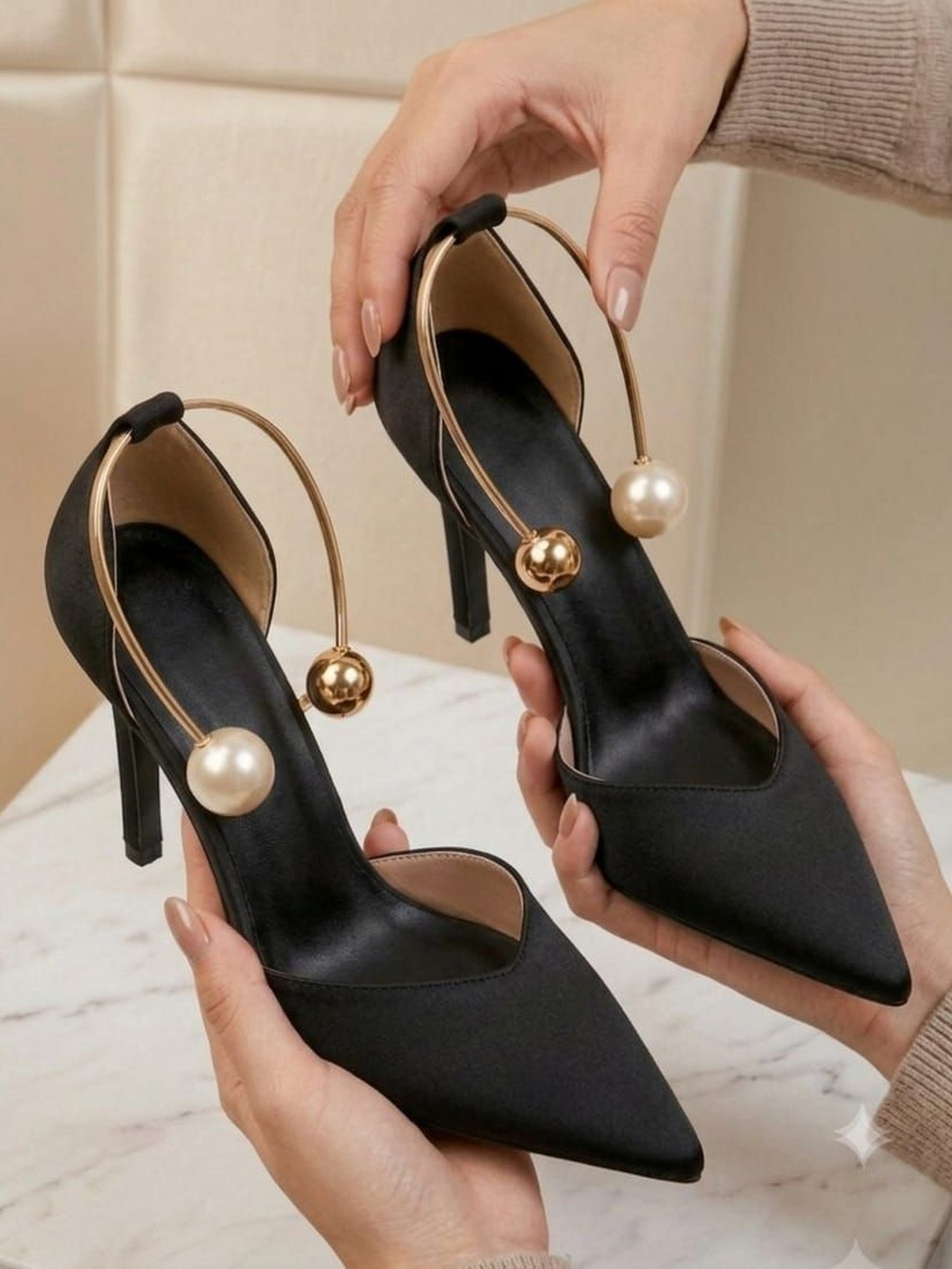 SELDOFIT Party Stiletto Pumps
