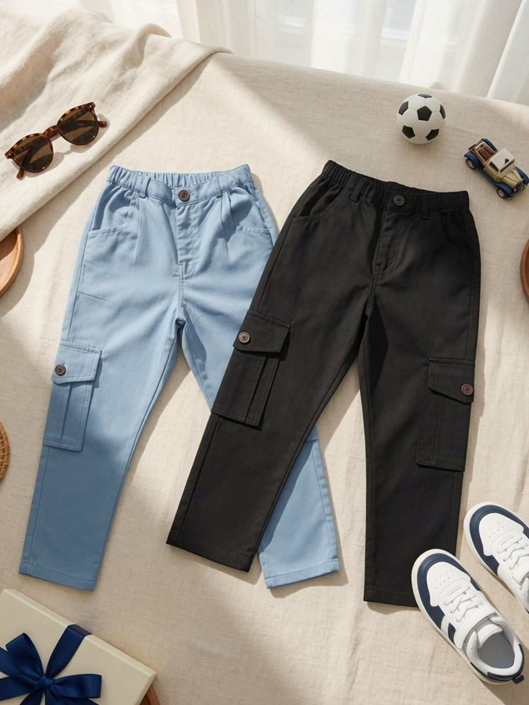Cutiekins Boys Easy Wash Cargos Trousers