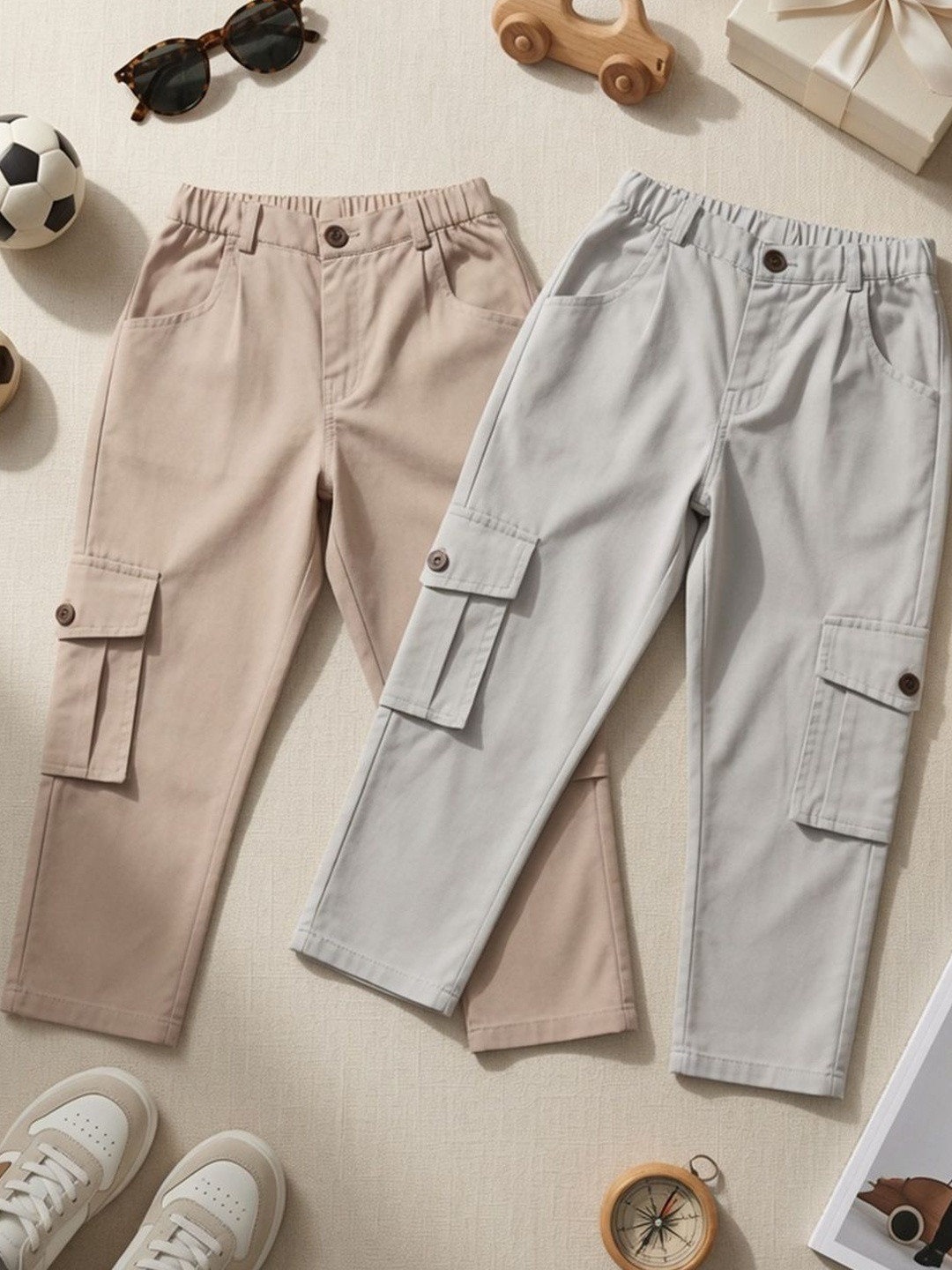 Cutiekins Boys Easy Wash Cargos Trousers