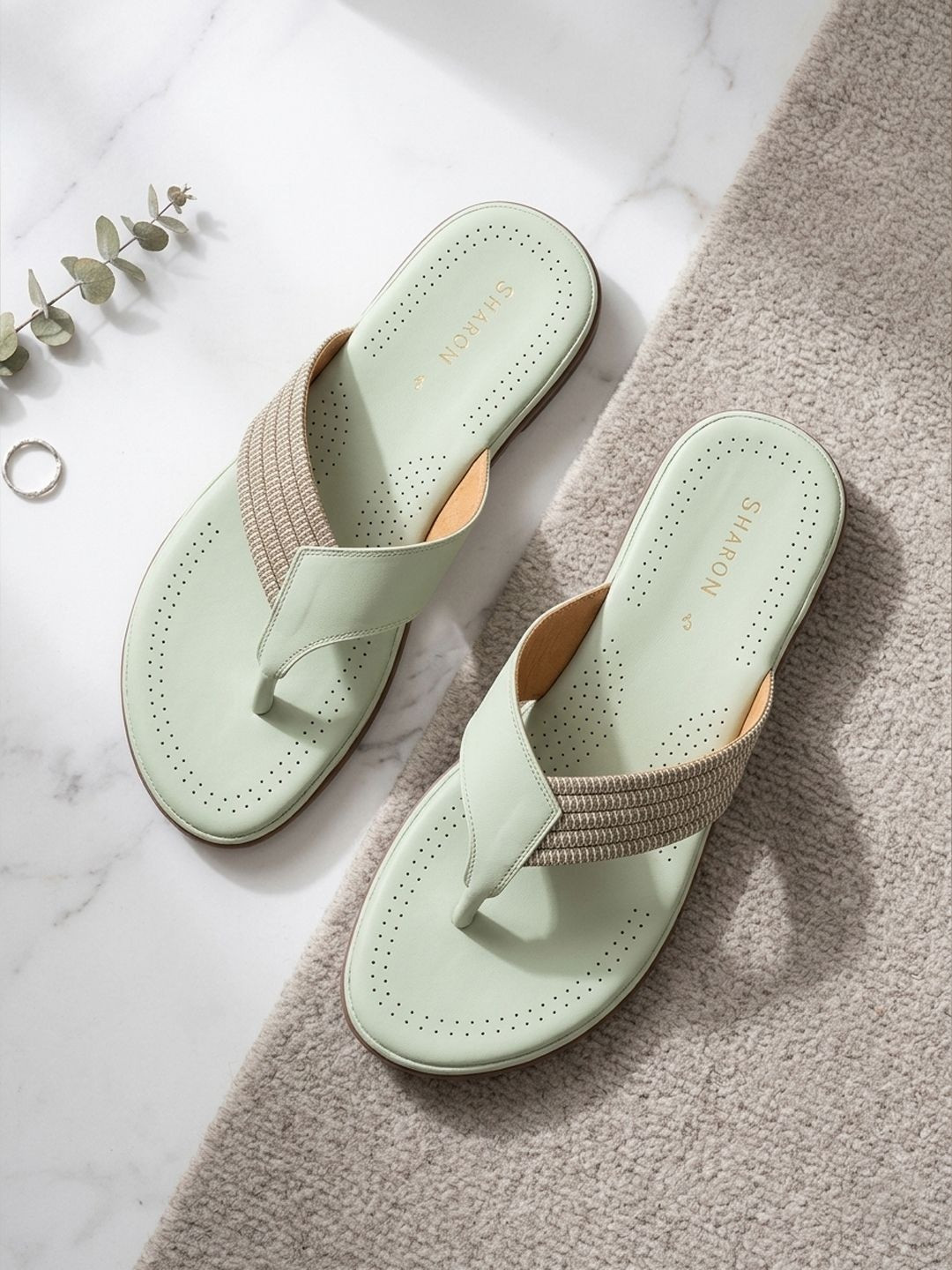 Khadims Women Open Toe Flats