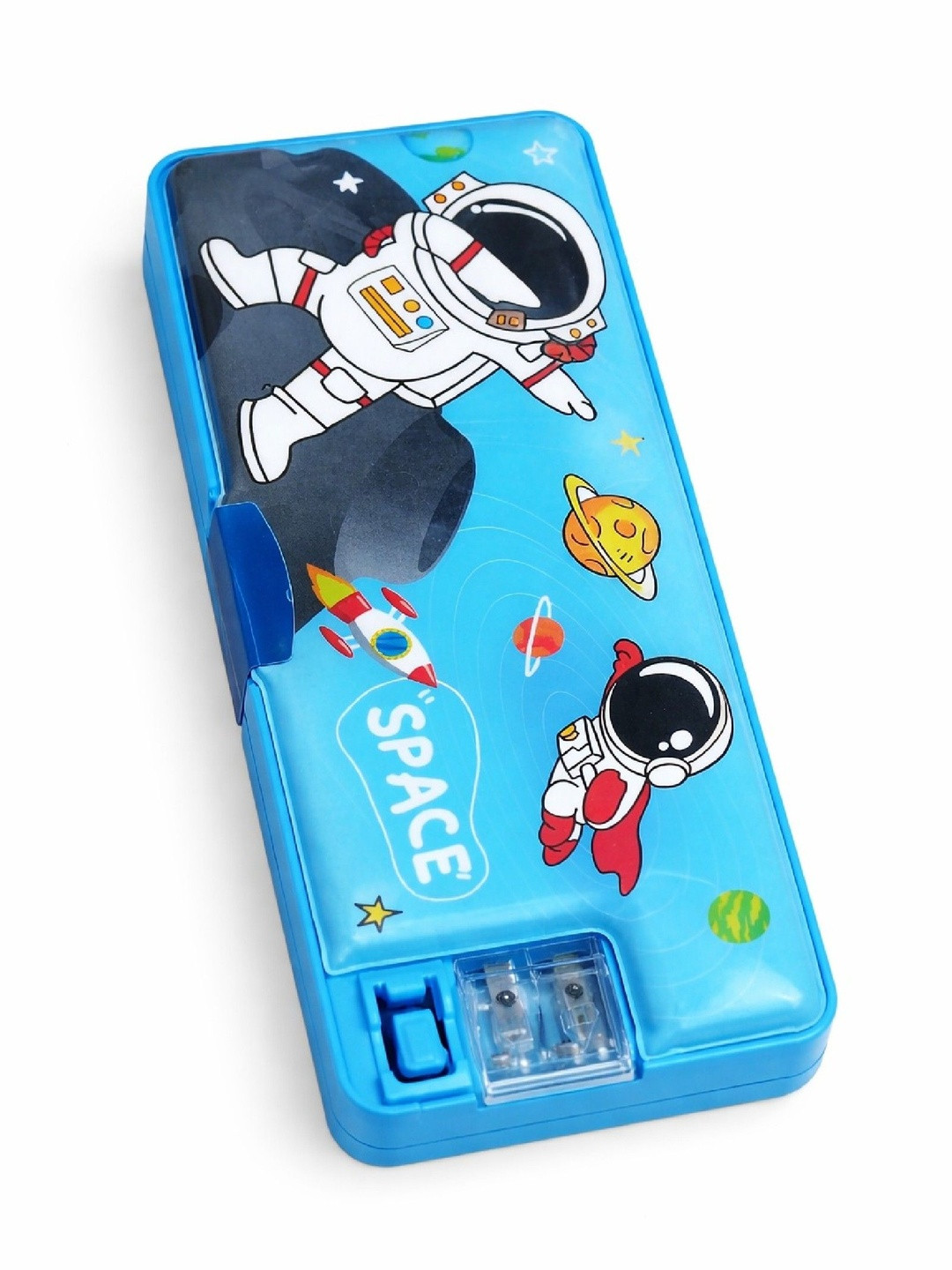 Kalra Magic Magnetic Pencil Box with Night Light & Dual Sharpener