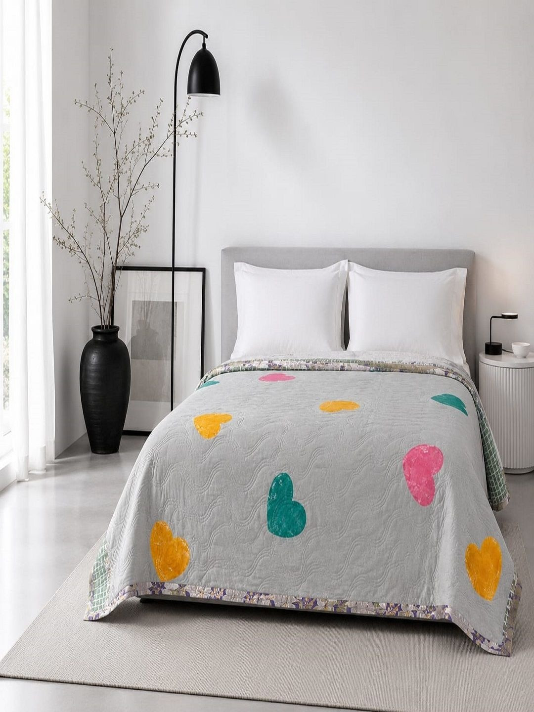 CHICERY Multicoloured AC Room 210 GSM Comforter
