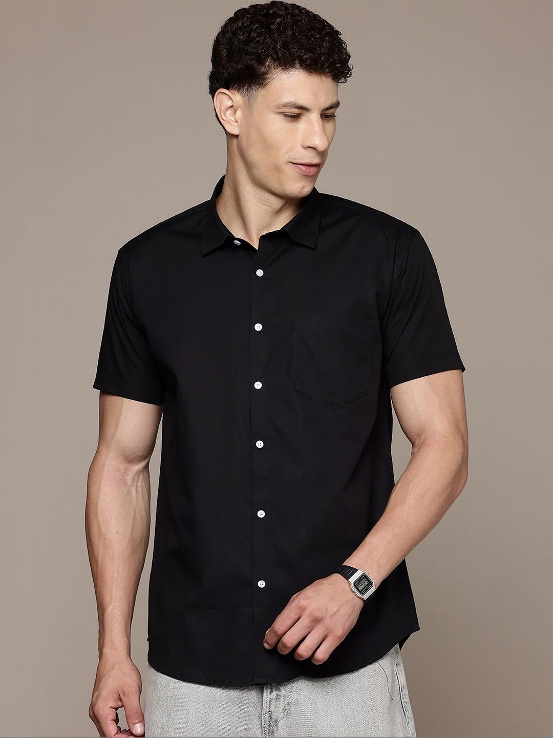 THE BEETEL HOUSE Men Slim Fit Casual Shirt