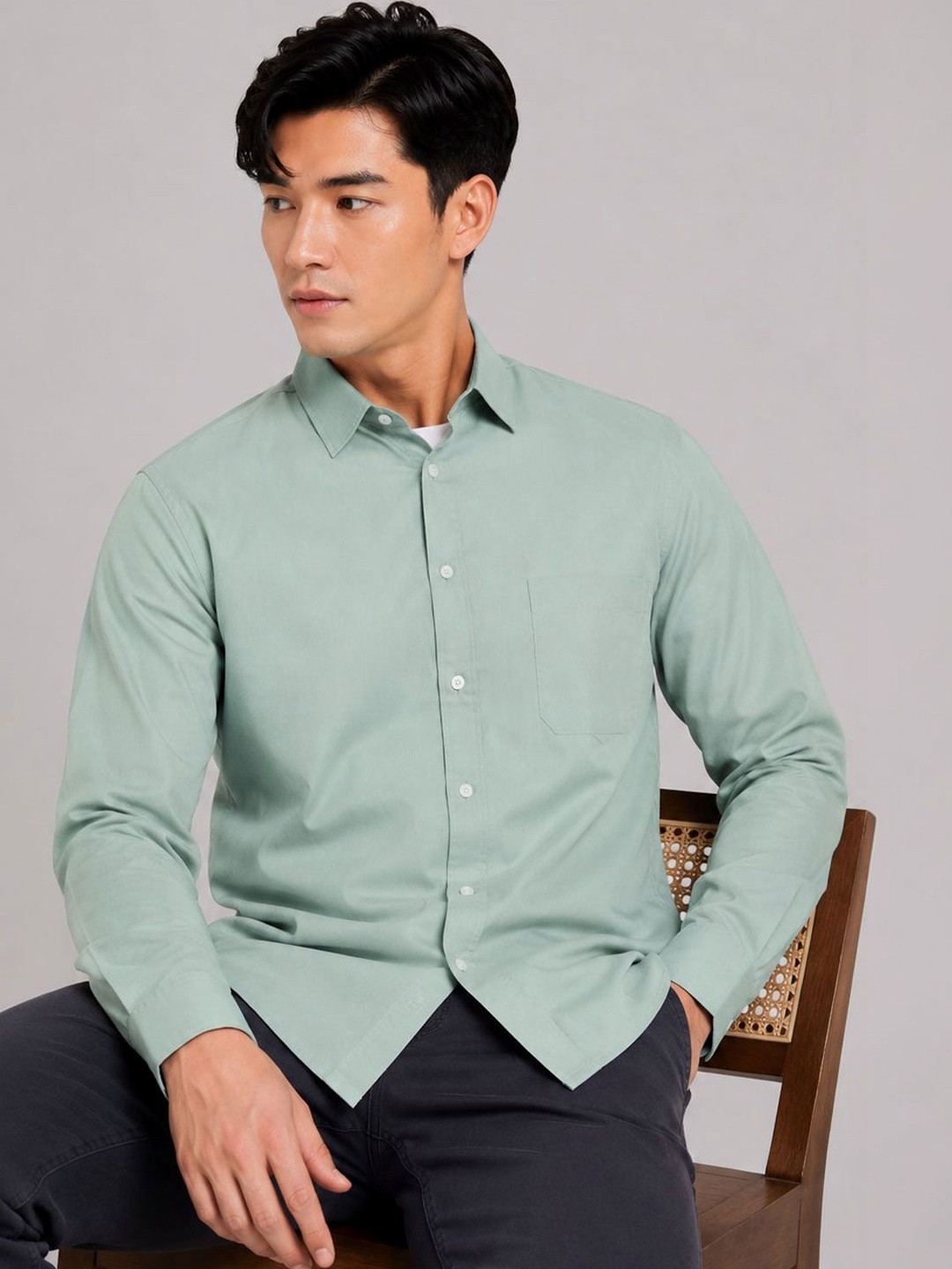 Urban Buccachi Men Classic Casual Shirt