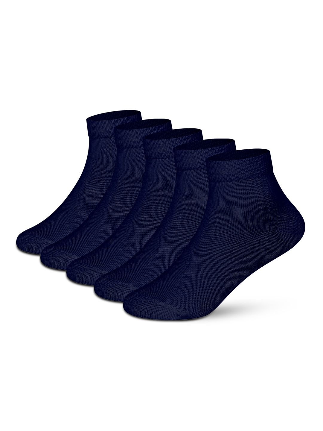 Supersox Pack of 5 Kids Combed Cotton Ankle Length School Uniform Socks