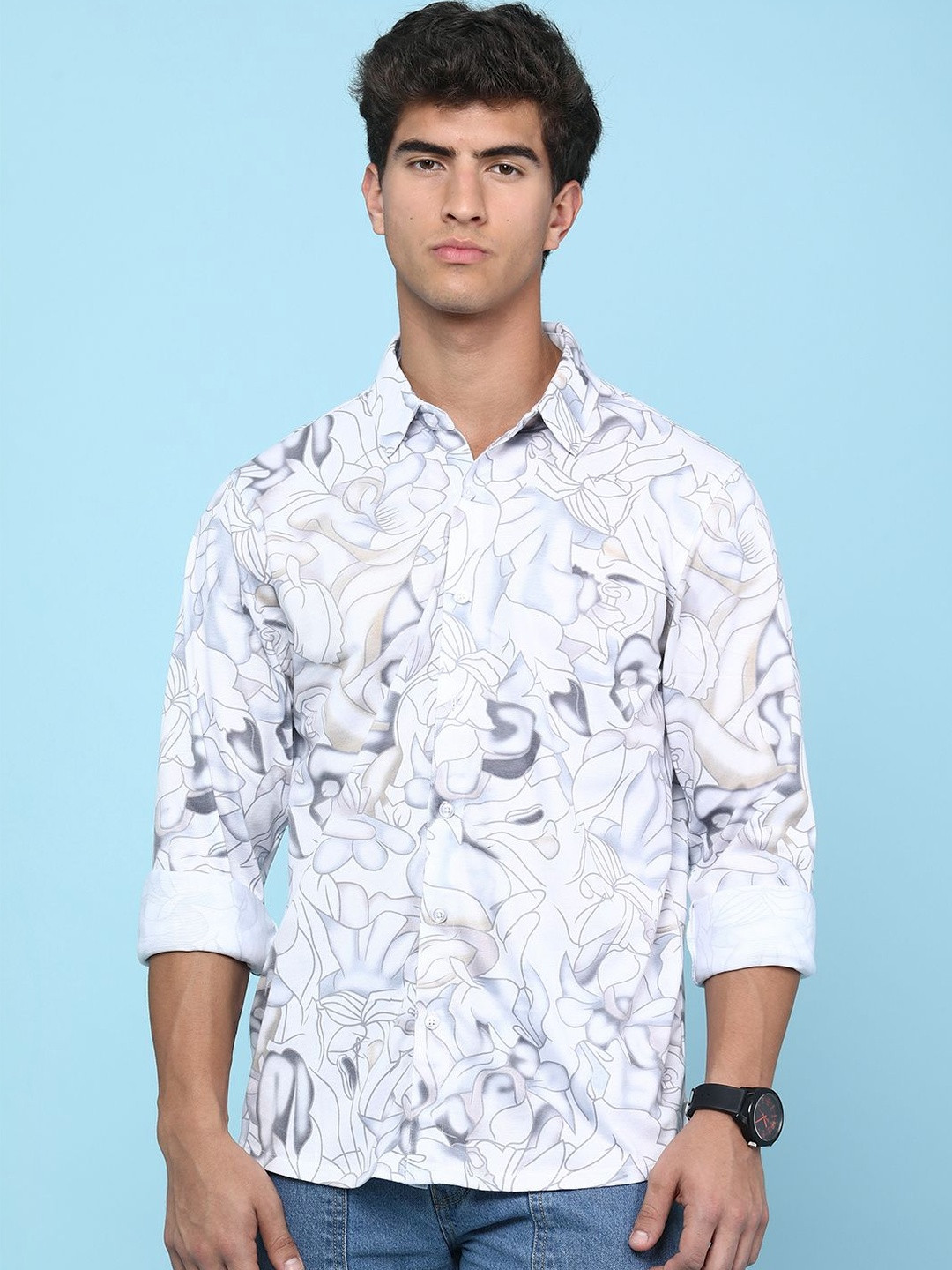 LIMEROAD Men Printed Casual Shirt