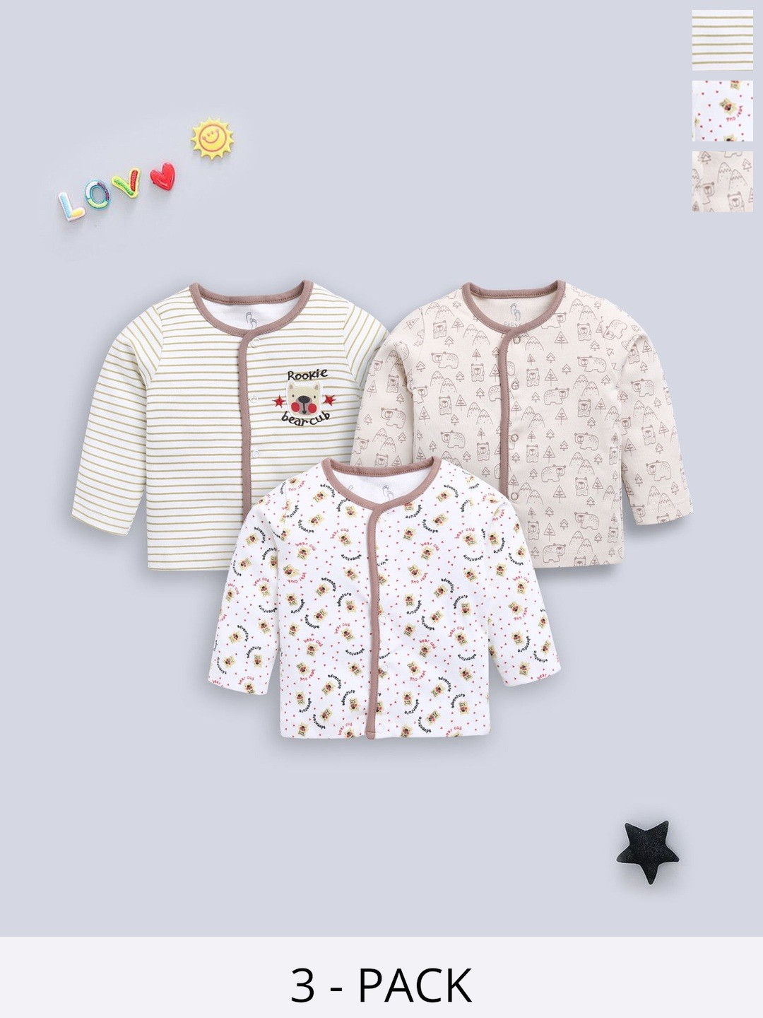 BABY GO Boys 3 Printed T-shirt