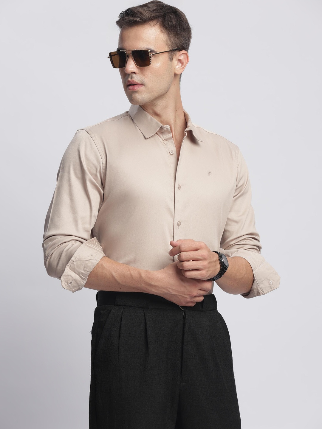 Guns & Sons Men Premium Tailored Fit Formal Shirt
