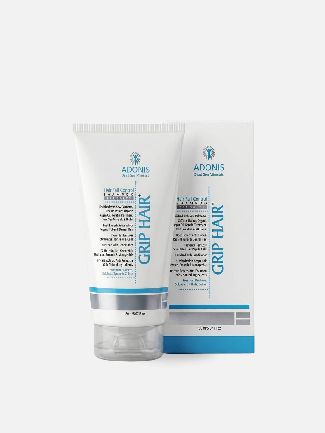 Adonis Grip Hair Shampoo with Argan Keratin & Biotin for Hair Fall Scalp Nourishment 150ml