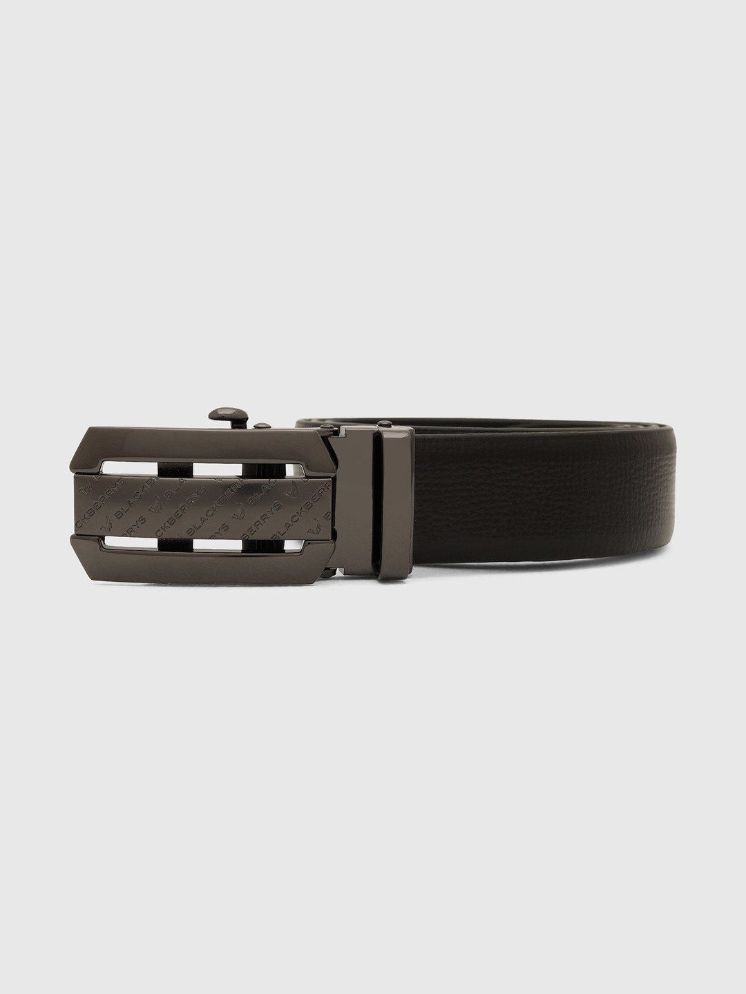 Blackberrys Men Textured Leather Formal Belt