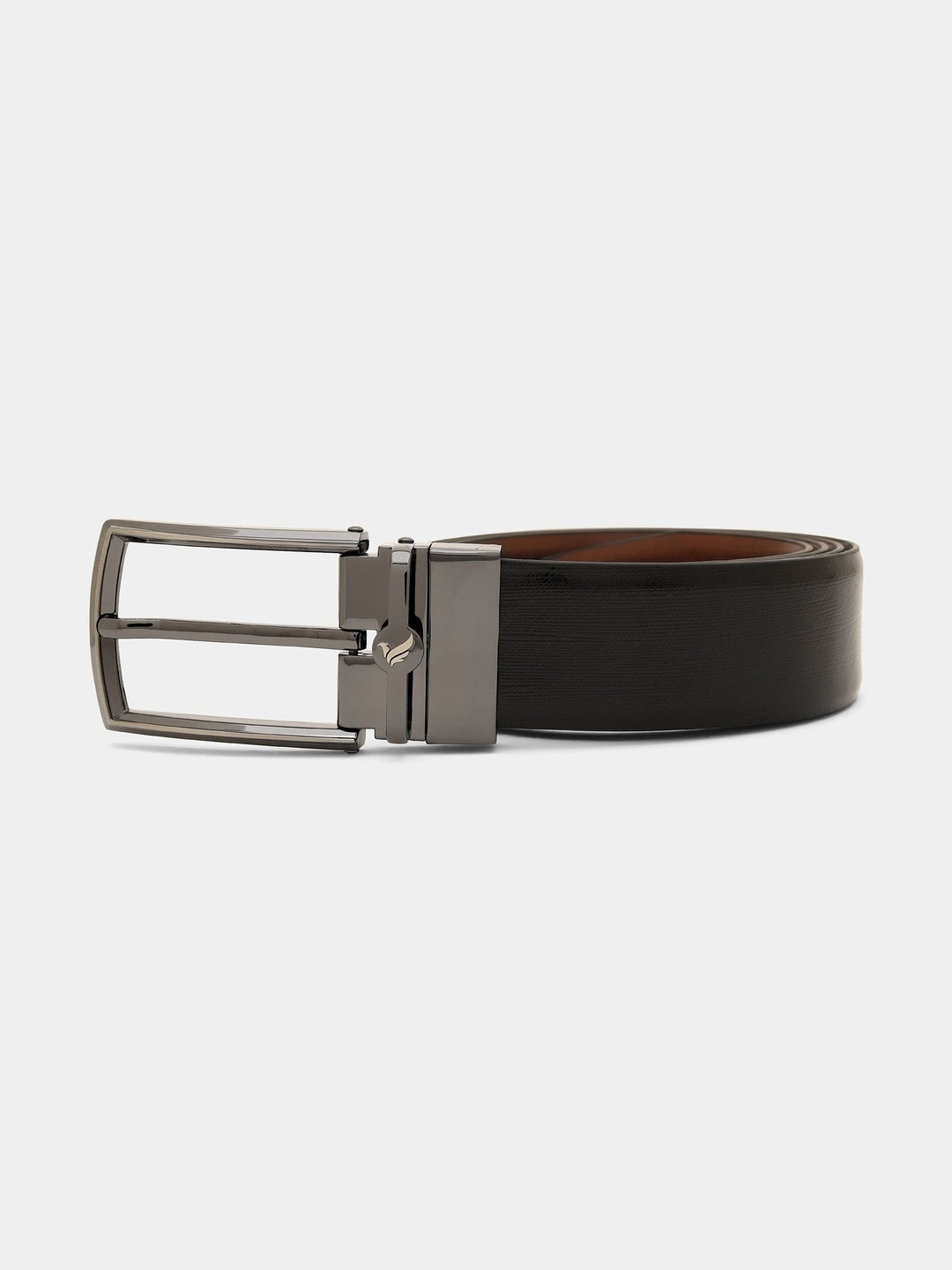 Blackberrys Men Textured Leather Formal Belt