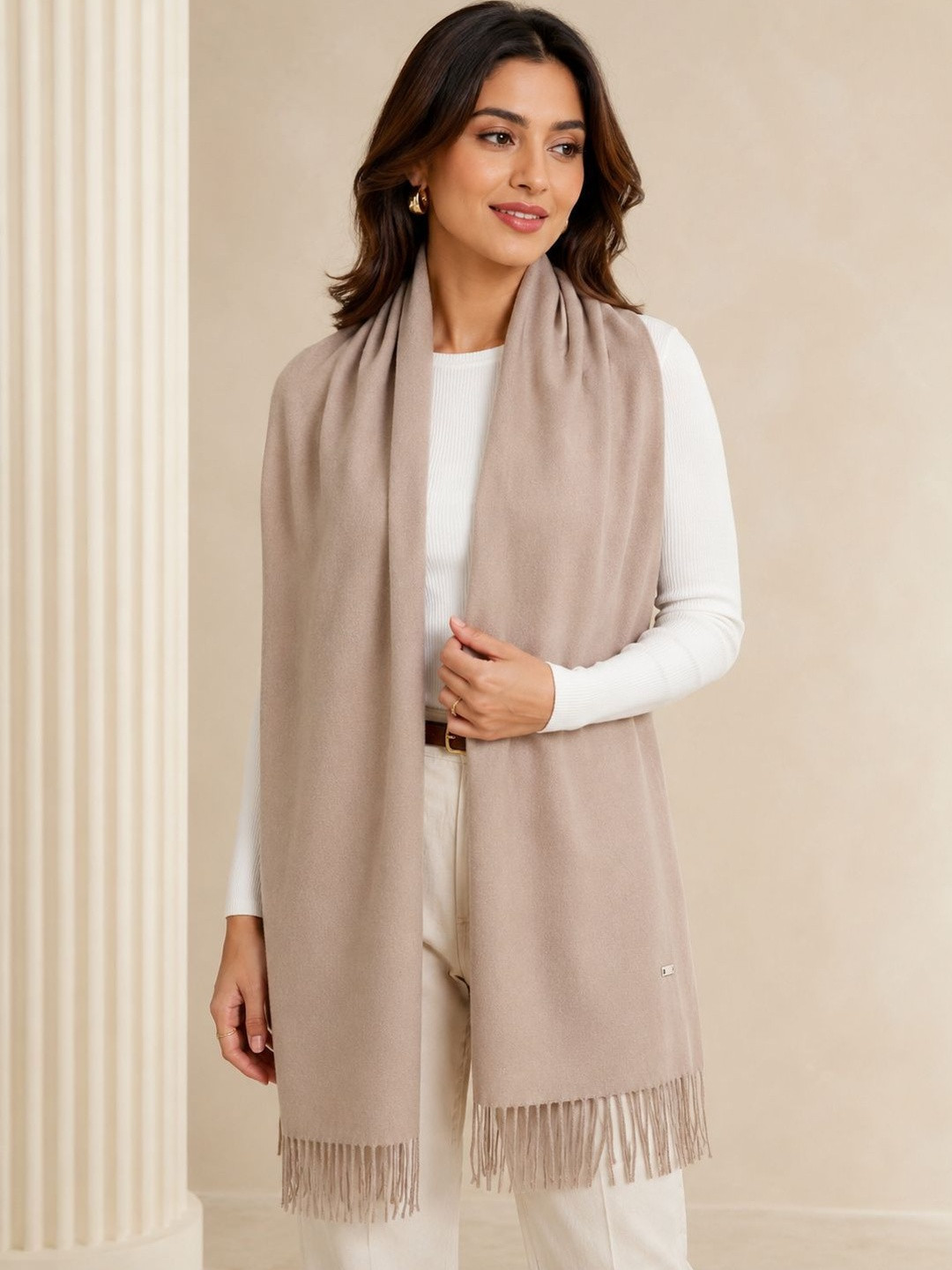 Beau Design Women Solid Stoles