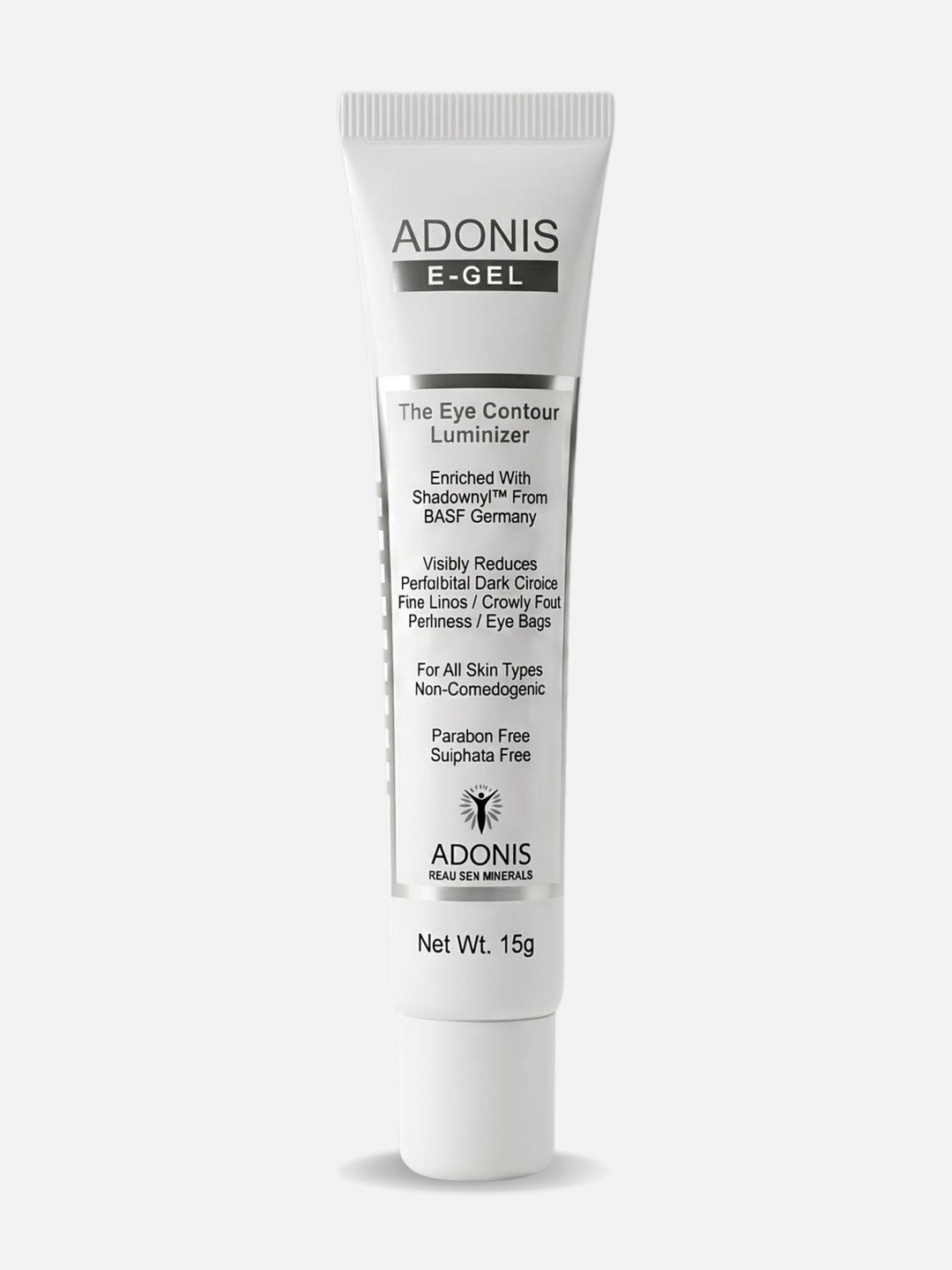 Adonis E Gel Eye Contour Gel with Caffeine & Hyaluronic Acid for Dark Circles 15g