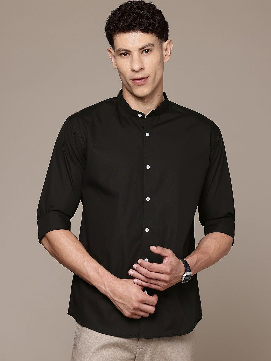 Mast & Harbour Men Slim Fit Casual Shirt