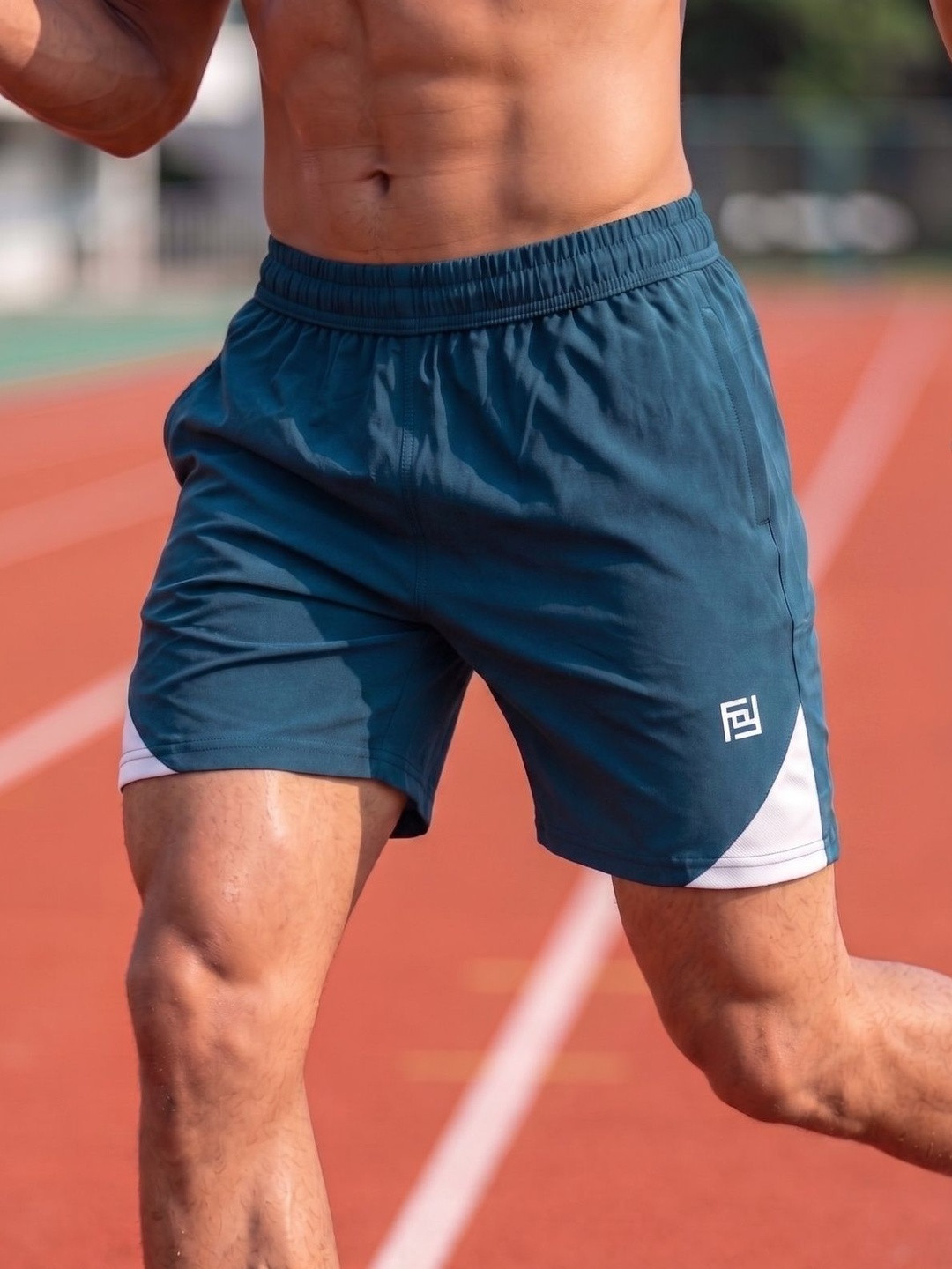 FITIN OUTFIT Men Training or Gym Mid-Rise Sports Shorts