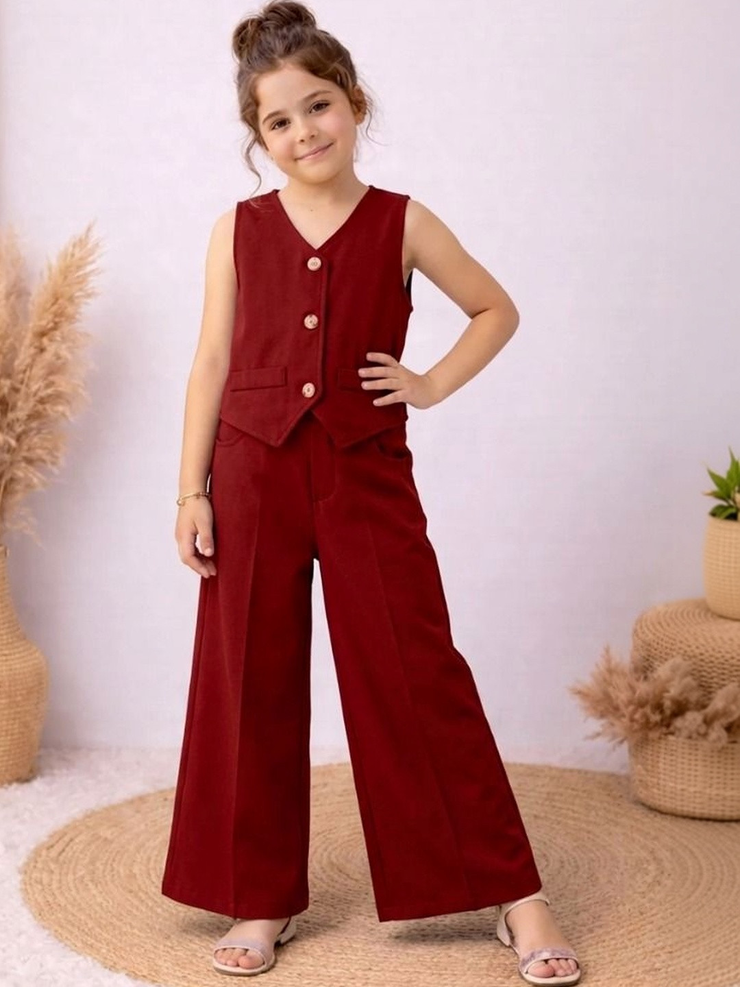 LAXNEEP Girls Top with Trousers