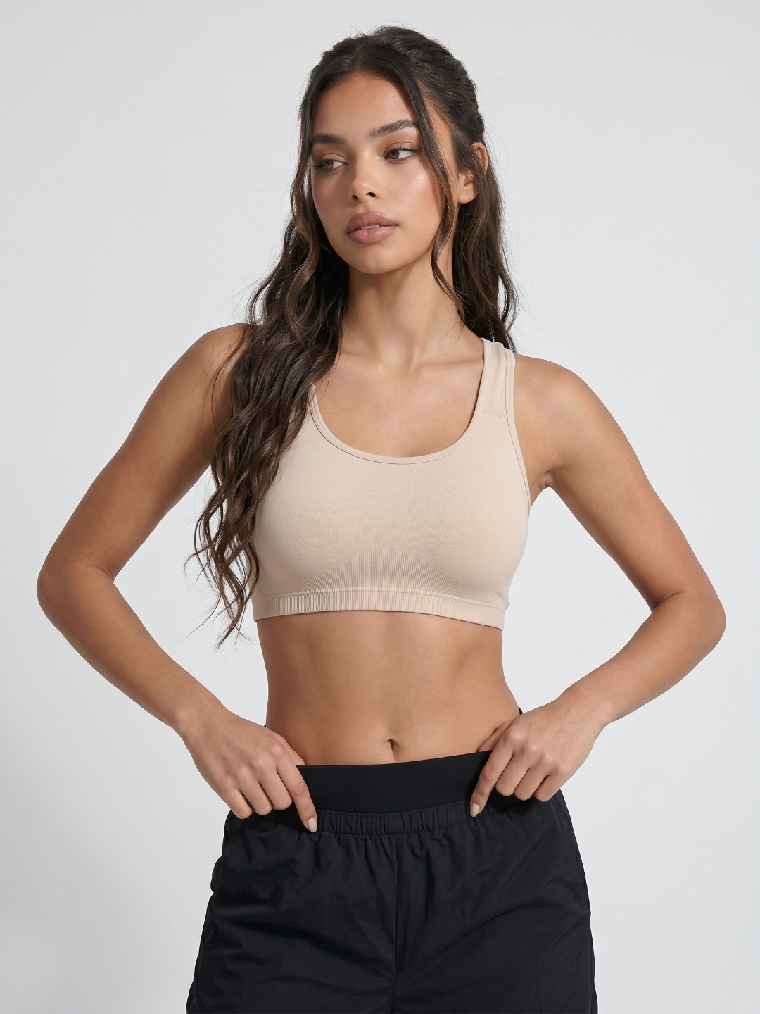 glitchez Full Coverage Spandex Sports Bra