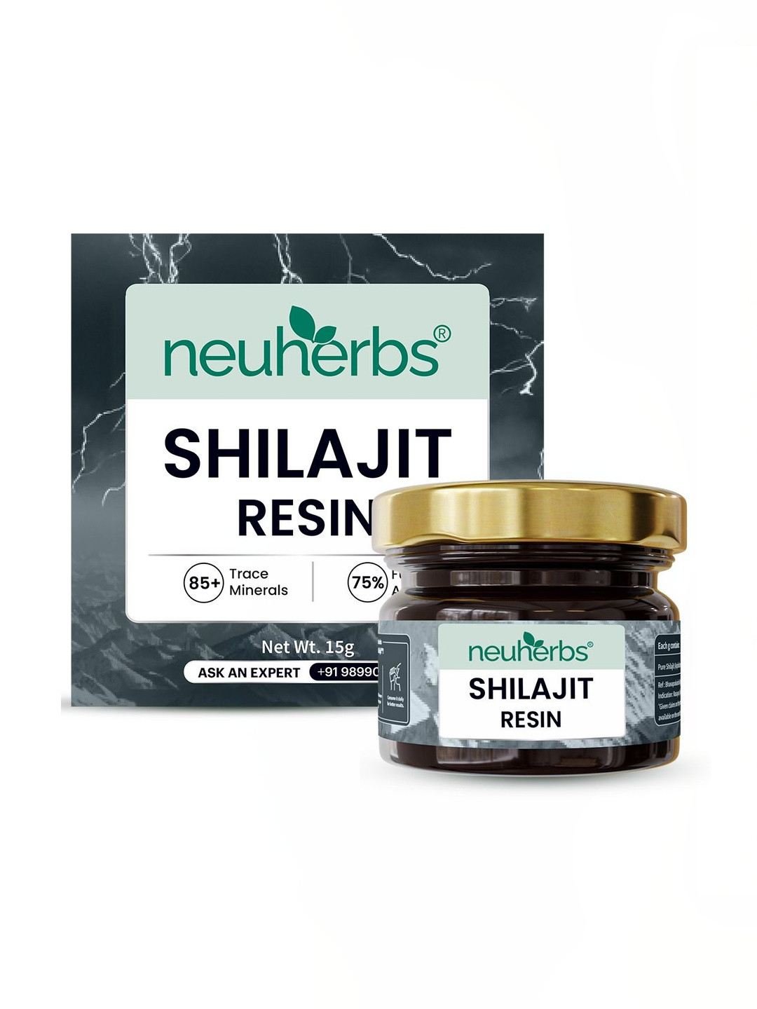 Neuherbs Pure Himalayan Shilajit To Boost Up Stamina & Strength - 15 g