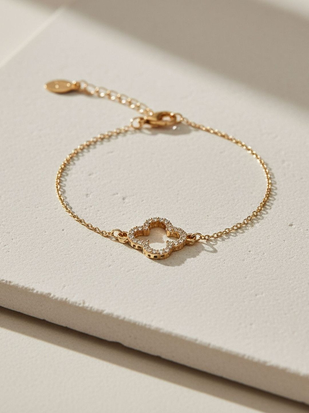 Accessorize Women Pave Cut Out Flora Bracelet