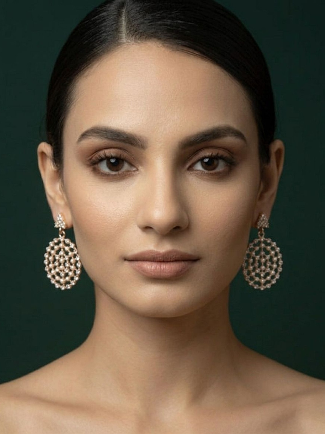 DURATI Circular Drop Earrings