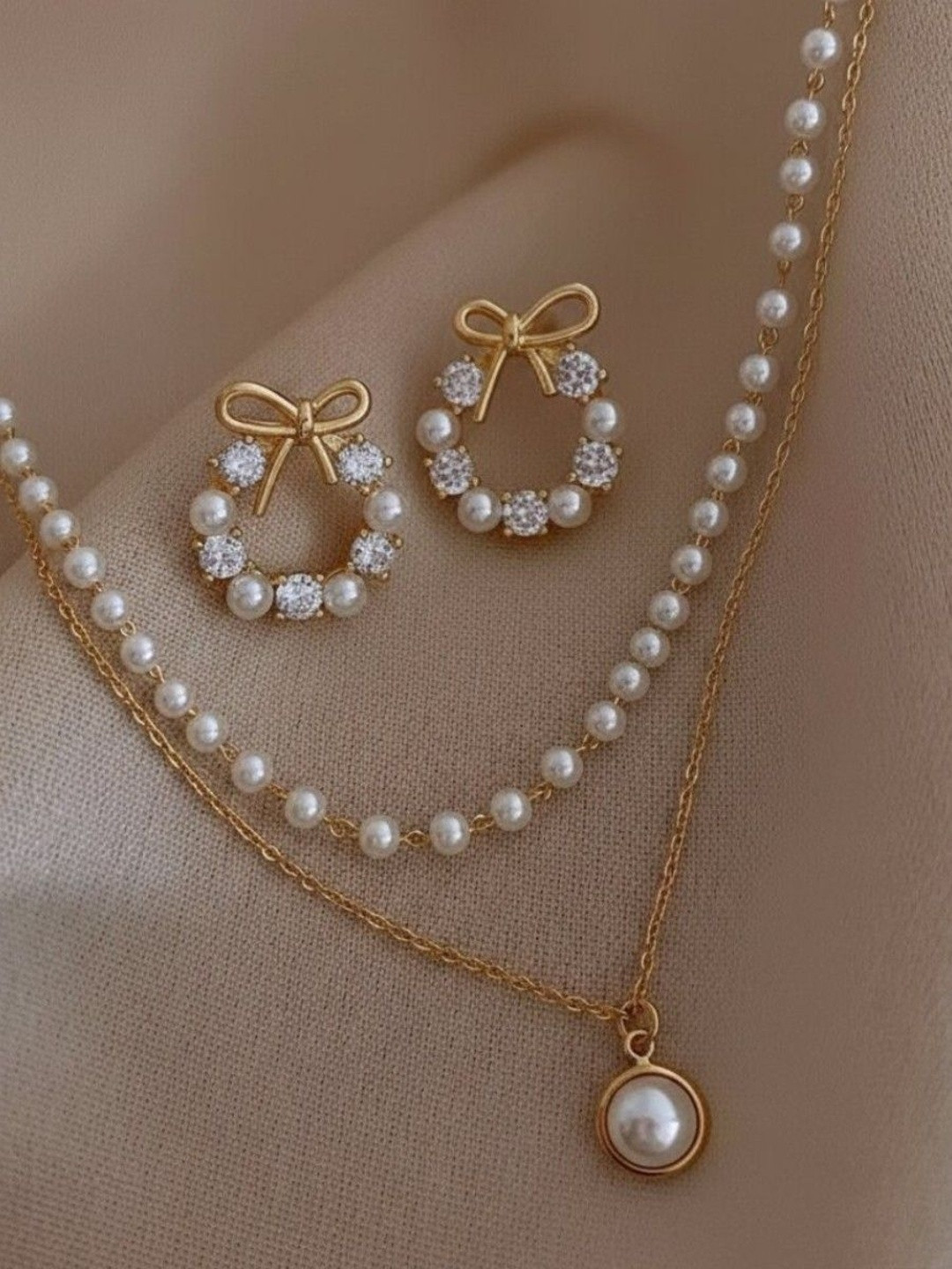 Tiso Gold-Plated Layered Necklace