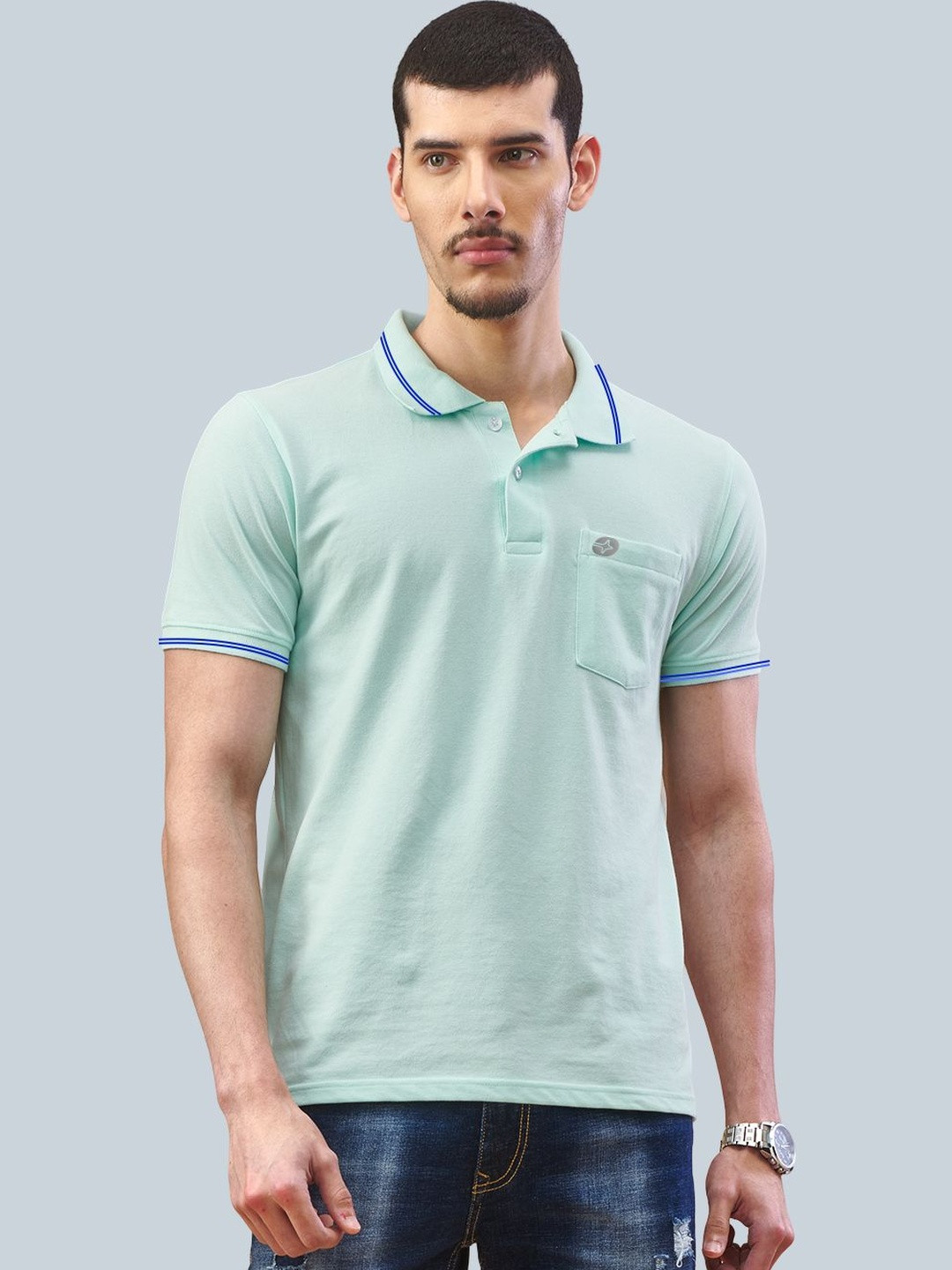 LUX NITRO Men Polo Collar Anti Odour Pockets T-shirt