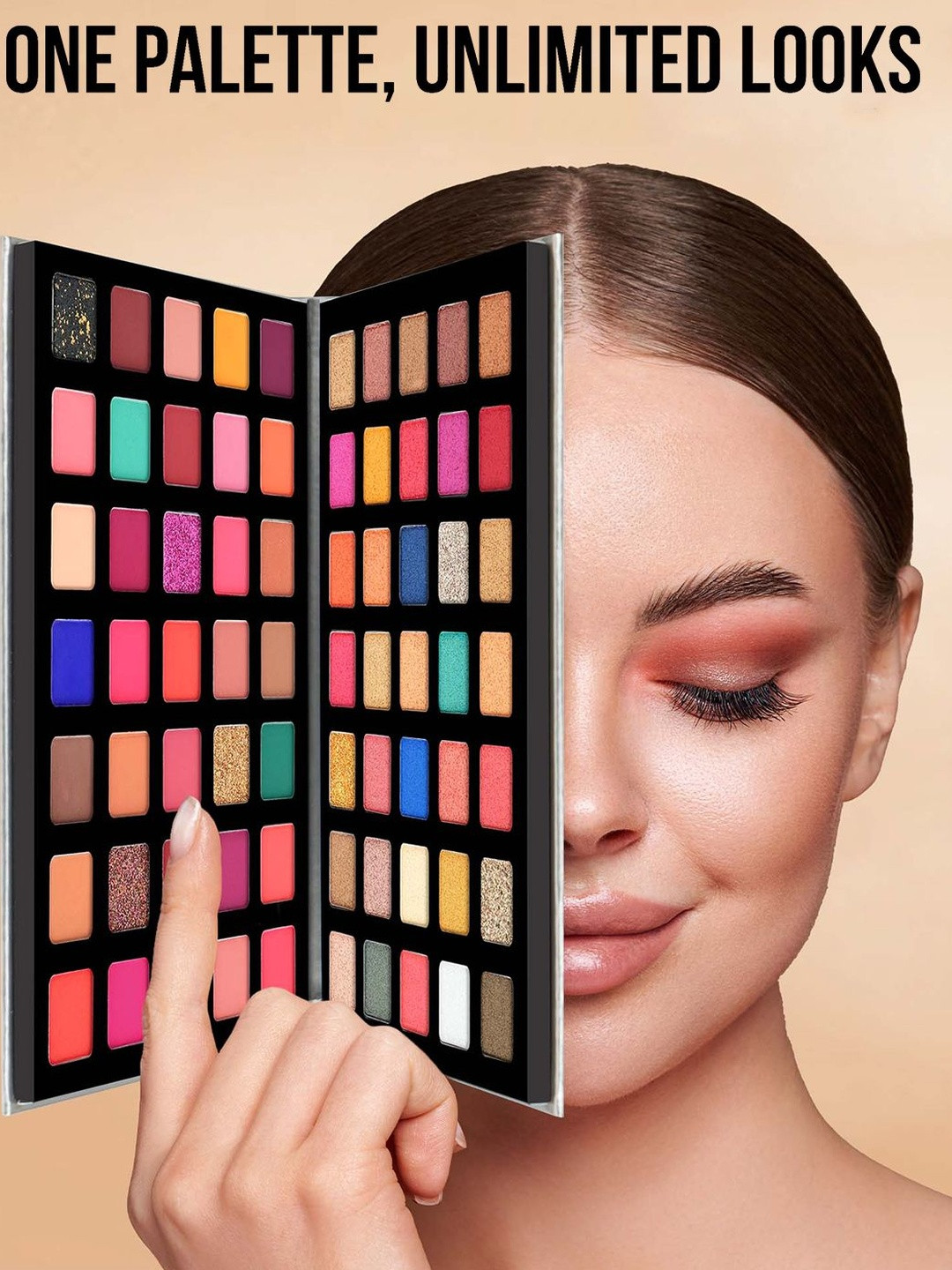 Colors Queen 70 Multi-Color Eyeshadow Palette - 105g