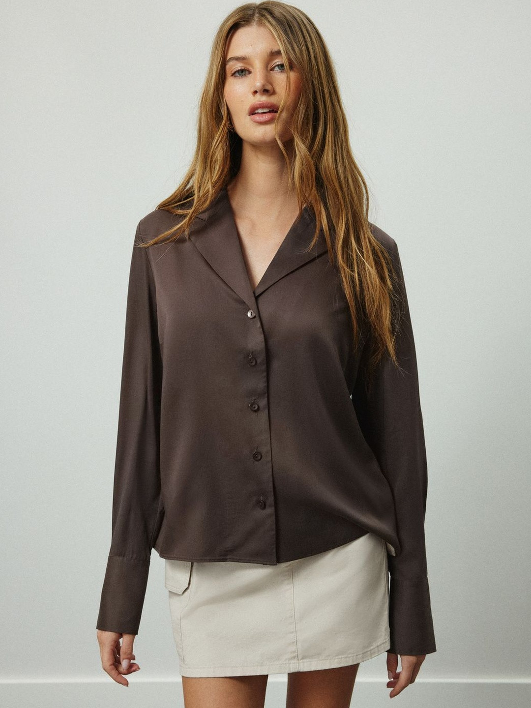 NEXT Satin Finish Casual Shirt