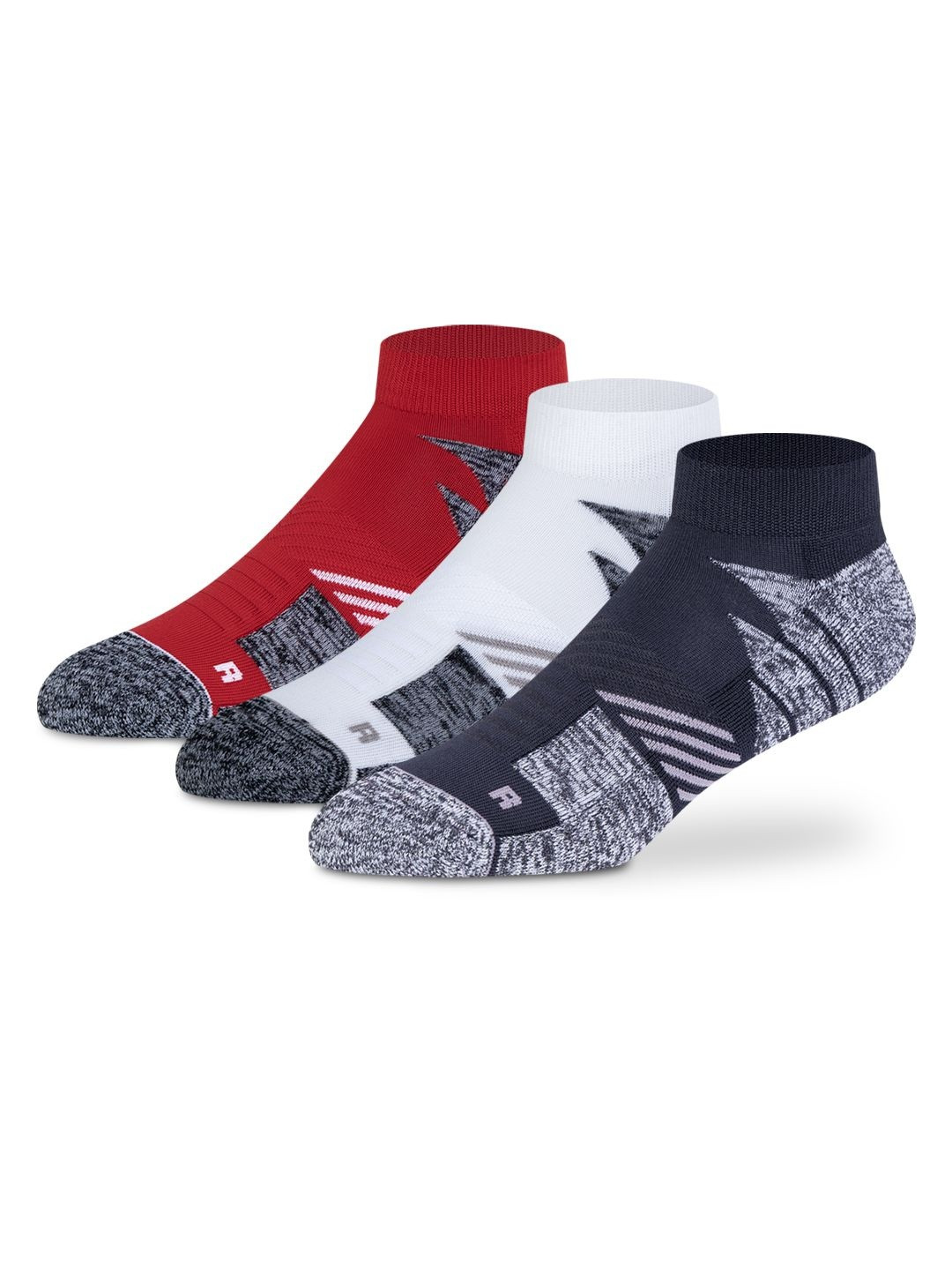 Supersox Men Pack of 3 Ankle Length Sports Cotton Socks