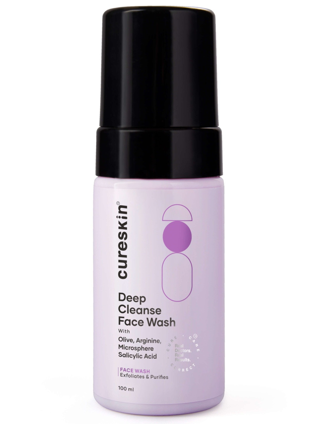 Cureskin Deep Cleansing Face Wash With Arginine & Salicylic Acid - 100 ml