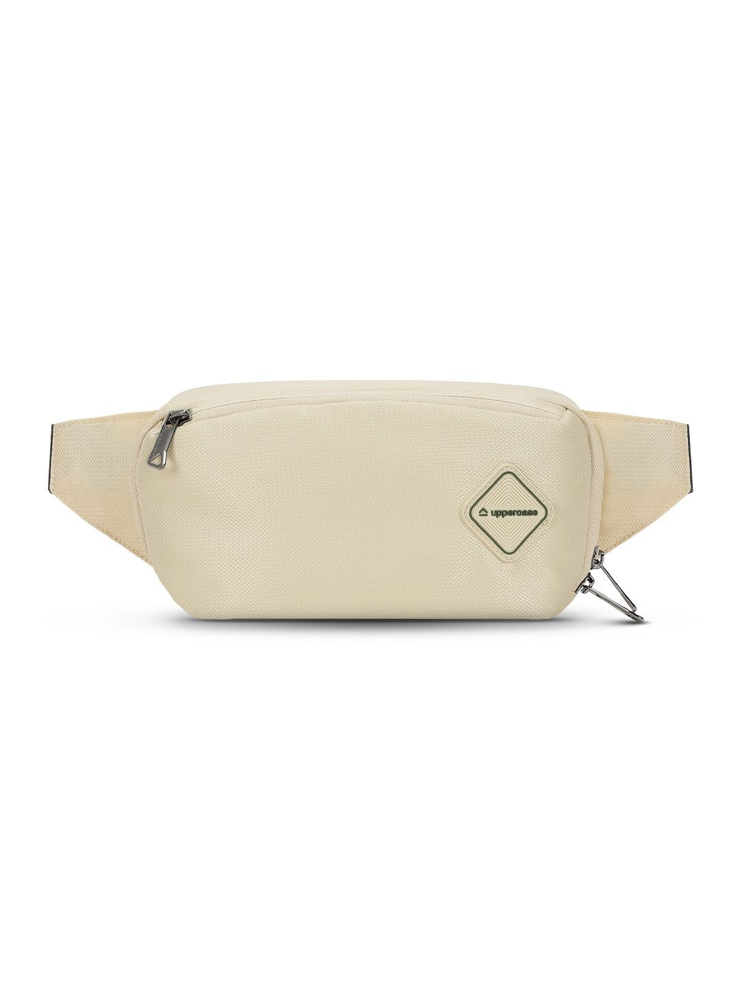 uppercase Beige Textured Sling Bag Handbag