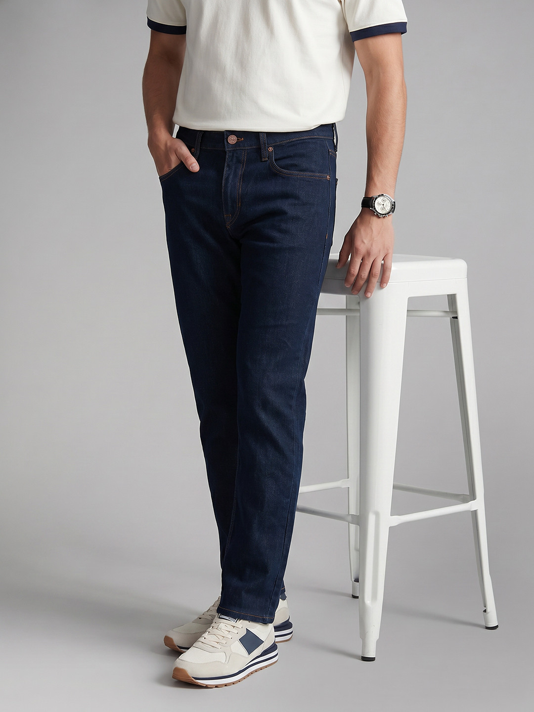 U.S. Polo Assn. Denim Co. Men Slim Tapered Fit Stretchable Jeans