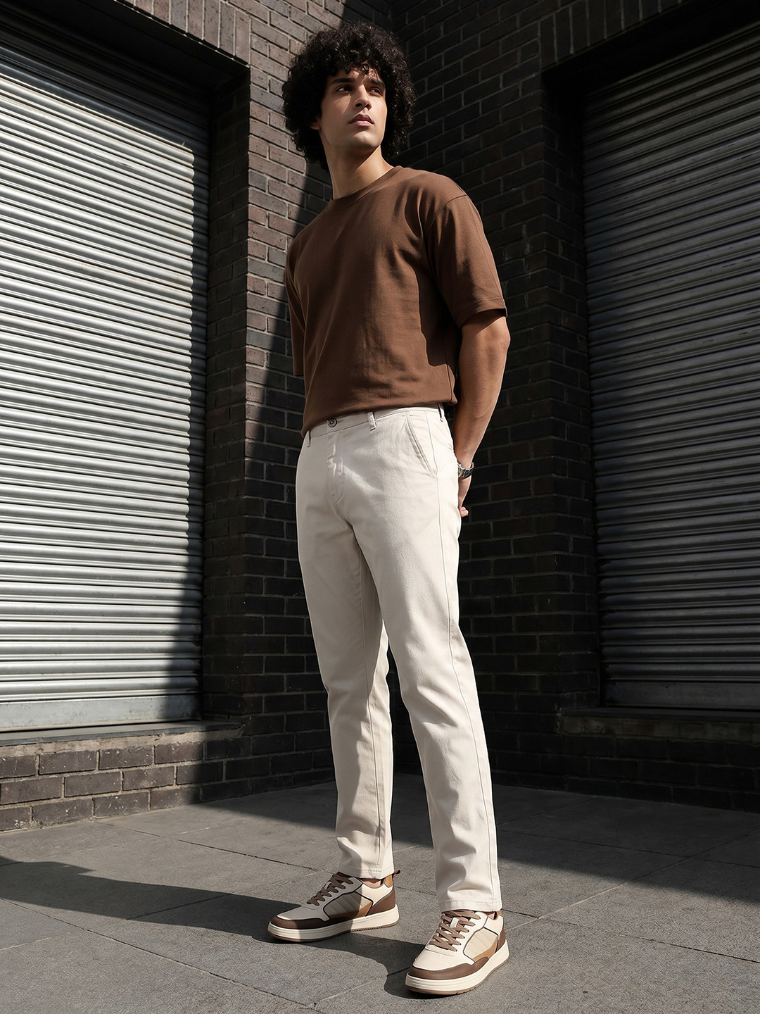 The Roadster Life Co. Men Chinos Pure Cotton Trouser