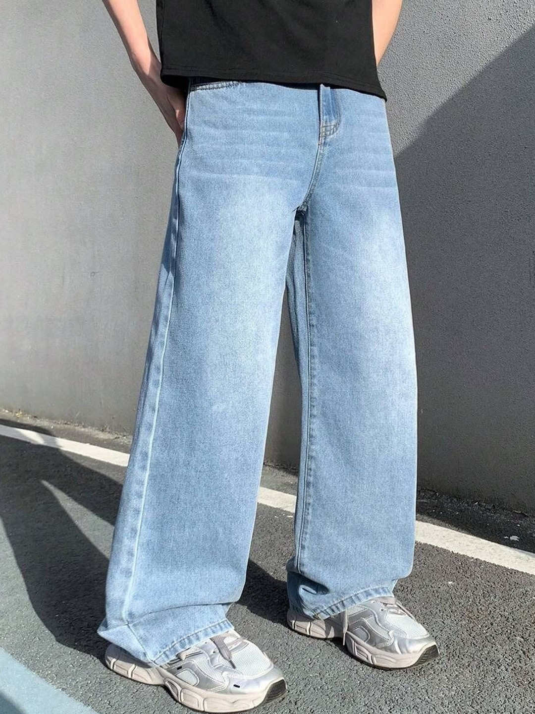 YAMEETFIT Men Jean Mid-Rise Jeans