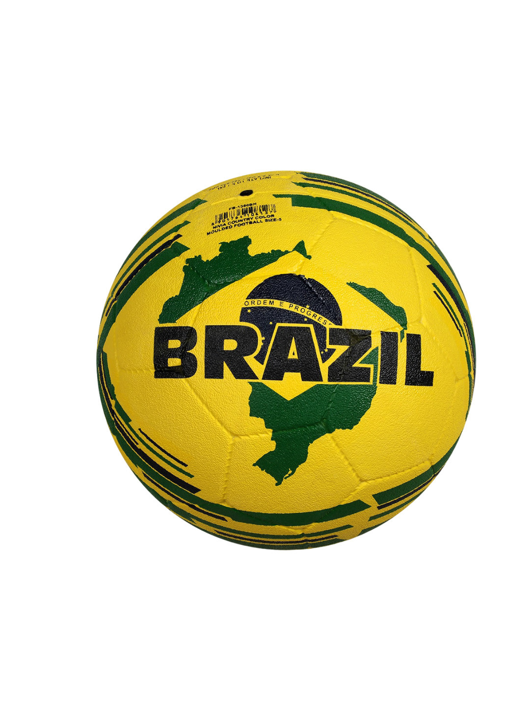 NIVIA Country Colour (Brazil) Rubber Moulded Football Size-3
