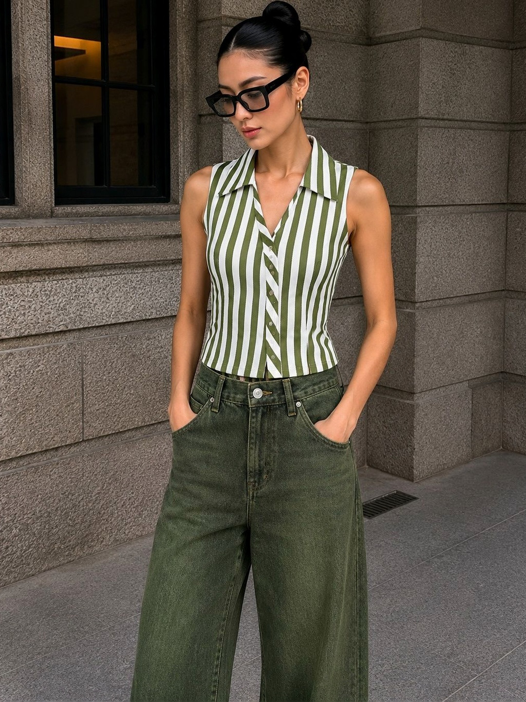 Sixth House Striped Top