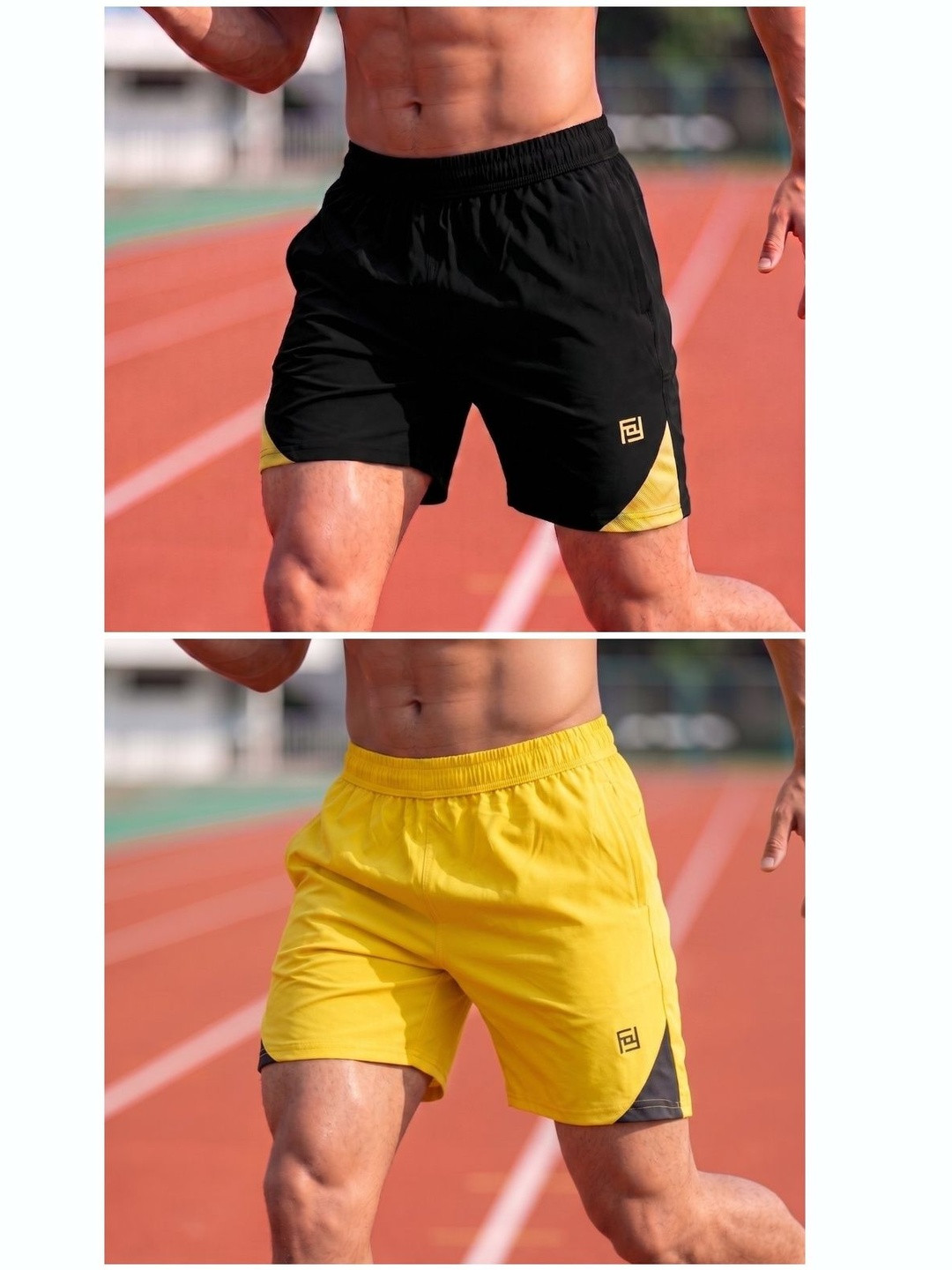 Keenuu Men Pack Of 2 Training or Gym Sports Shorts
