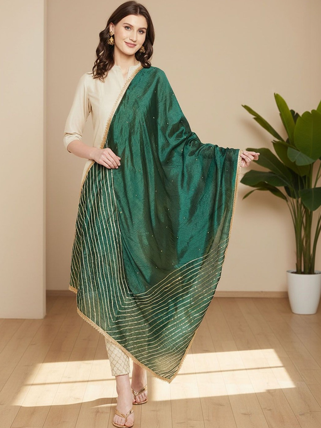 KALINI Women Embellished Dupatta