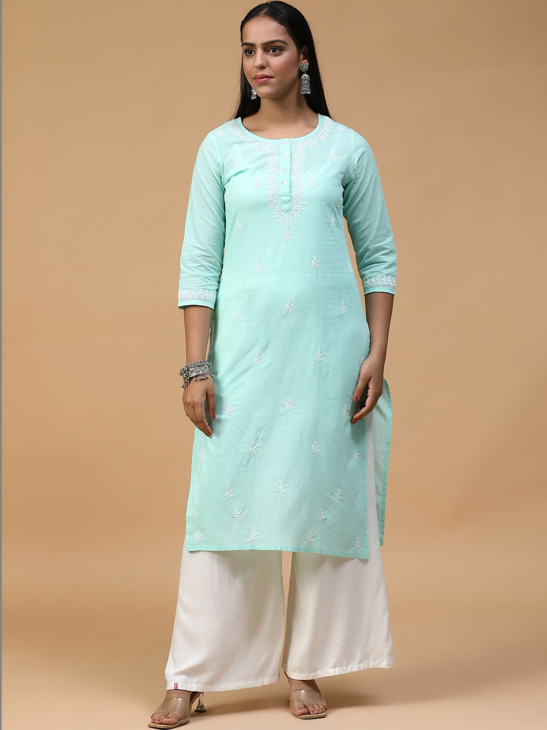 SEMAL HANDICRAFTS Women Embroidered Thread Work Kurta