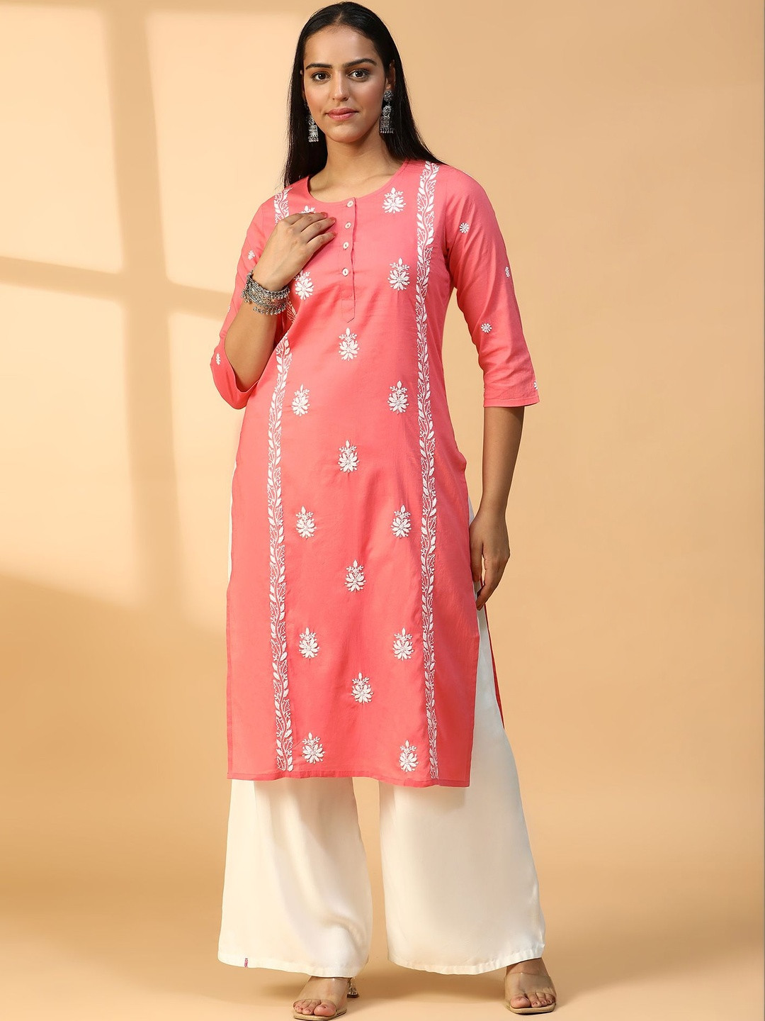 SEMAL HANDICRAFTS Women Ethnic Motifs Embroidered Kurta
