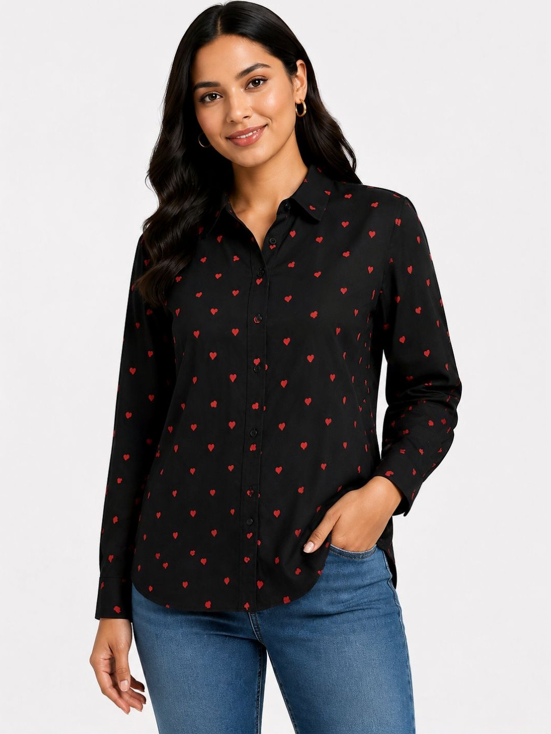 shivshanakara Clothing Women Printed Casual Shirt