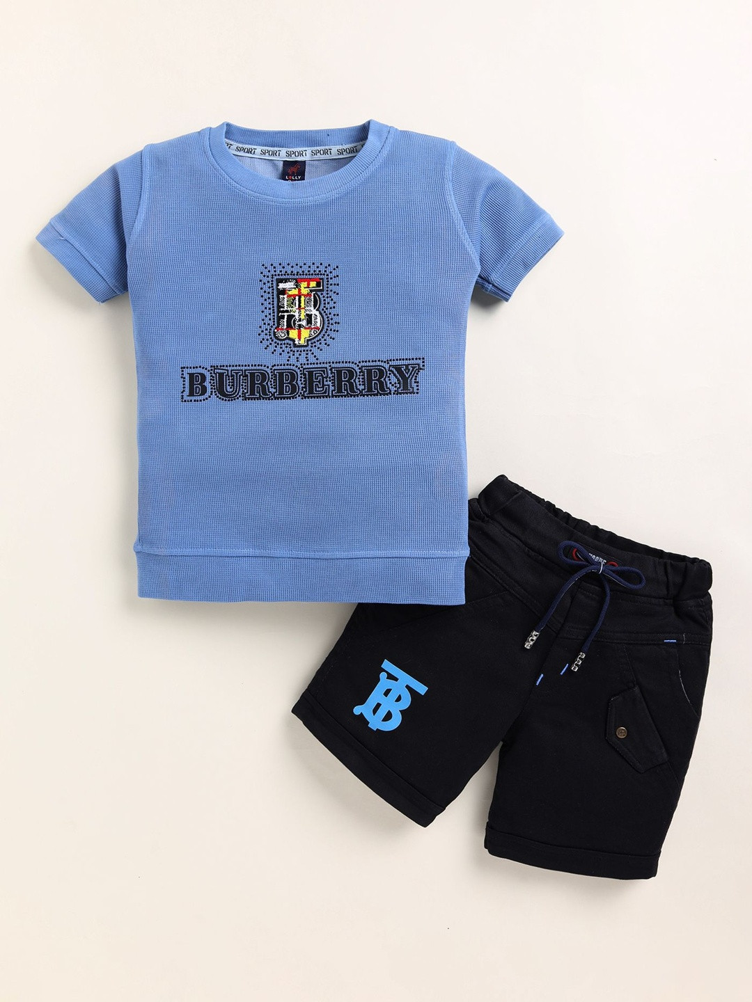 TINI JENNY Boys Printed T-shirt with Shorts