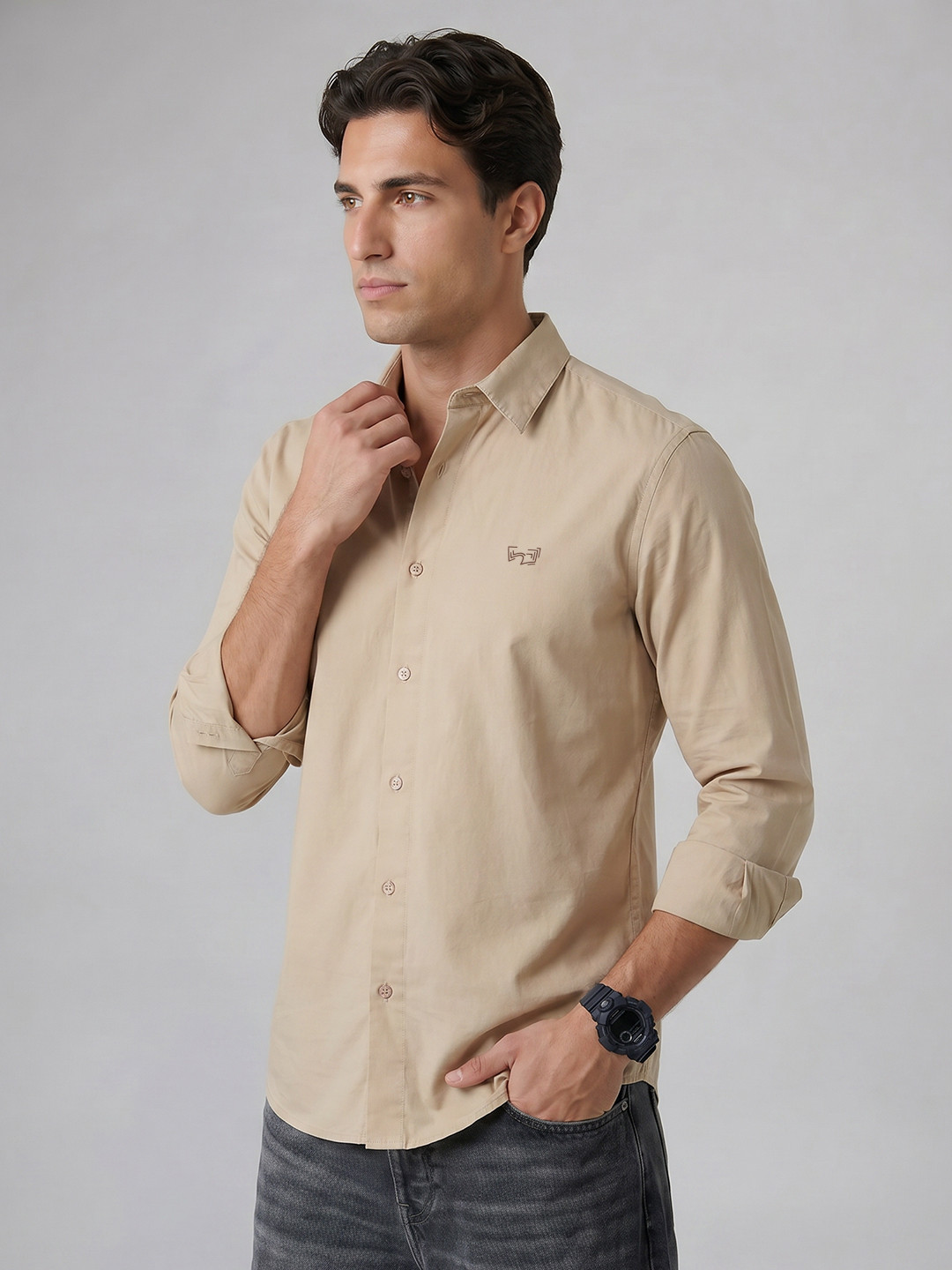 SPYKAR Pure Cotton Casual Shirt