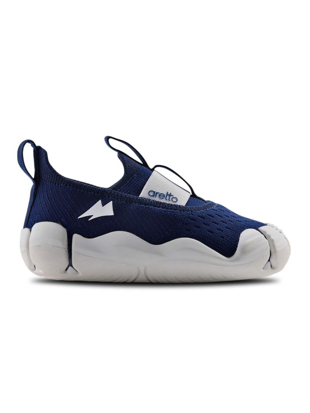 Aretto Navy Blue Kids Shoes - Breathable Slip-On Shoes for Boys & Girls